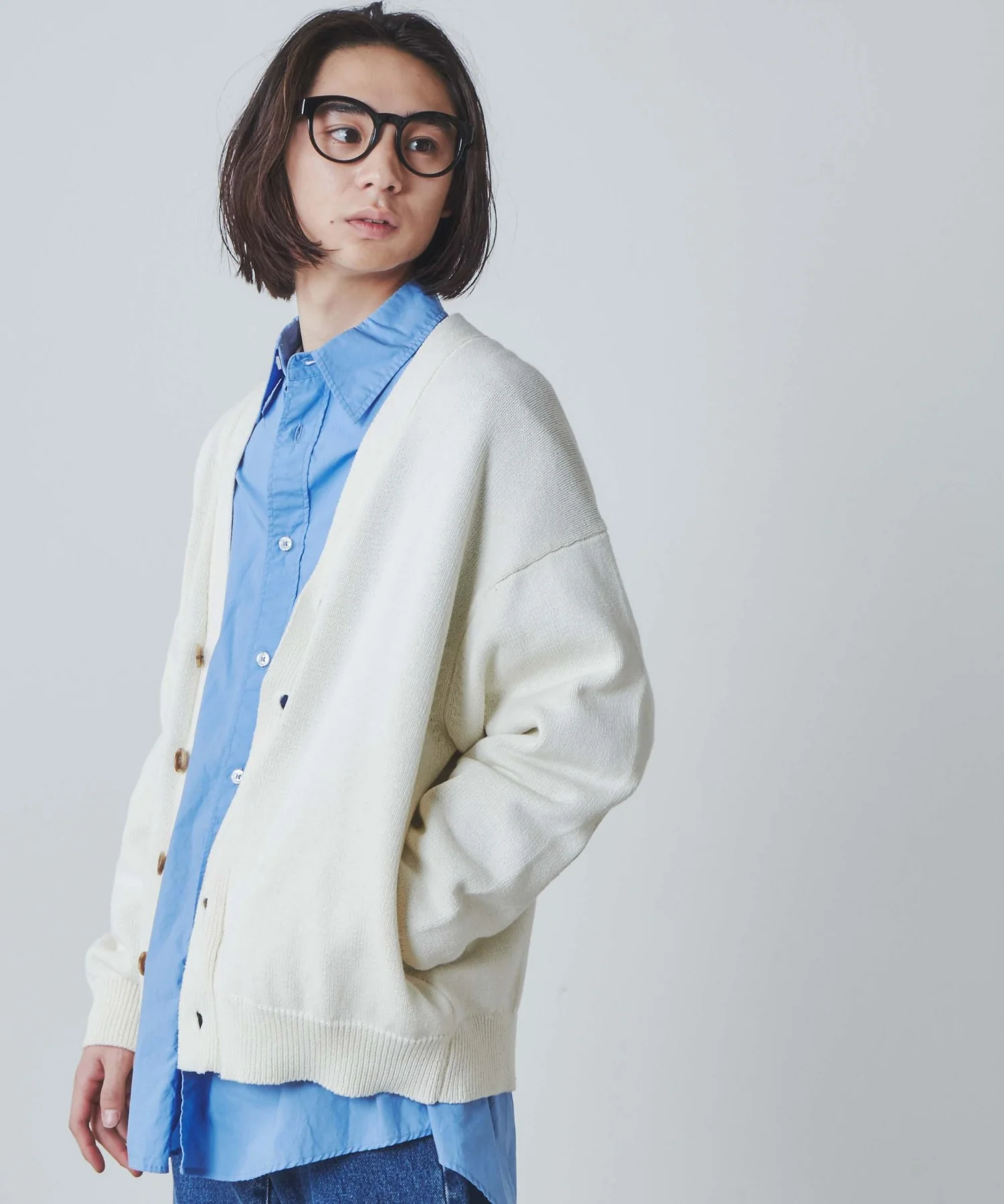 エルボーパッチカーディガン - Image 5