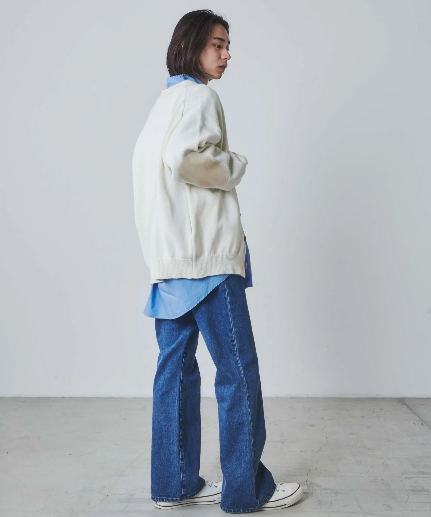 エルボーパッチカーディガン - Image 9