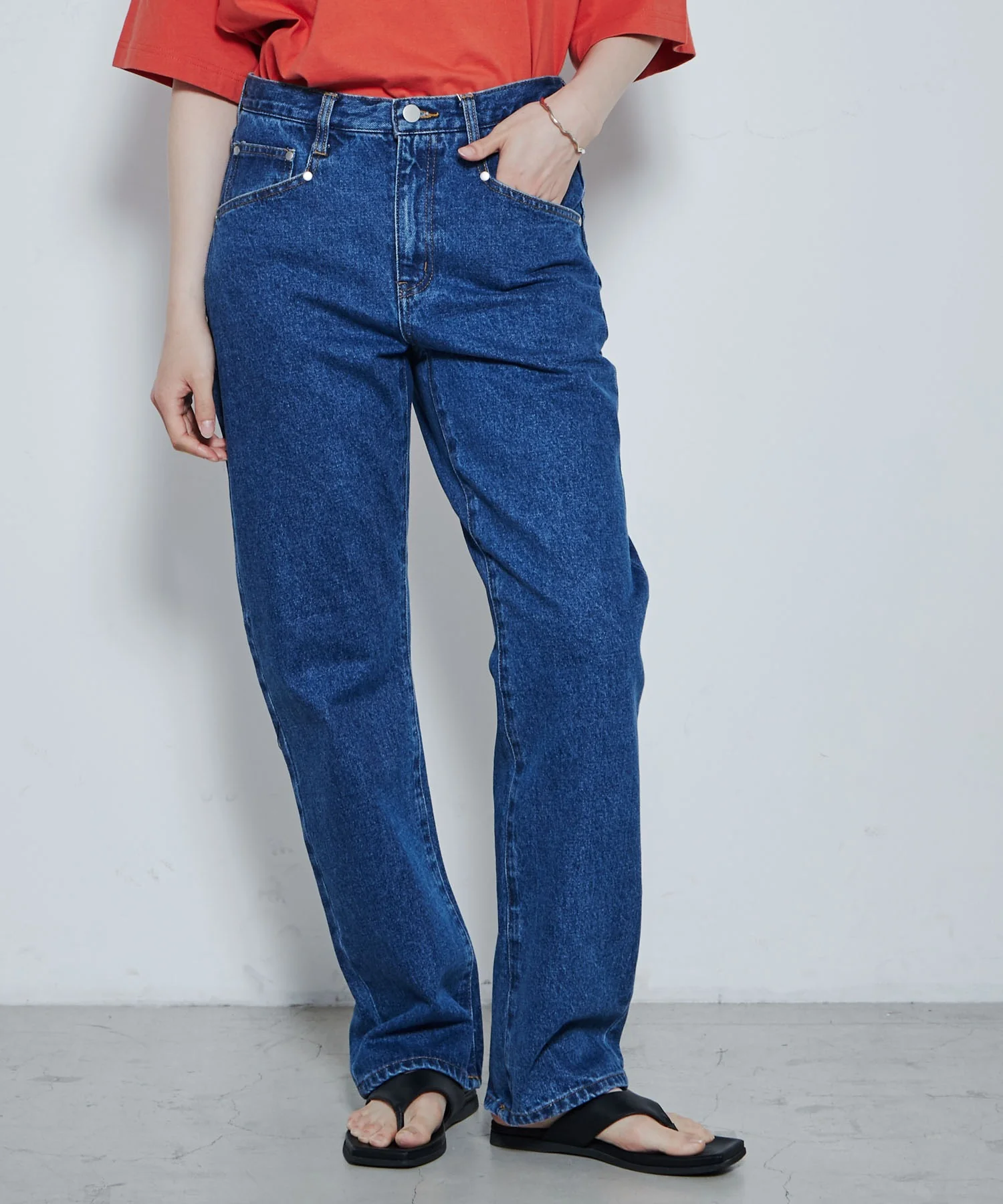 スリムストレートデニムパンツ - Image 21