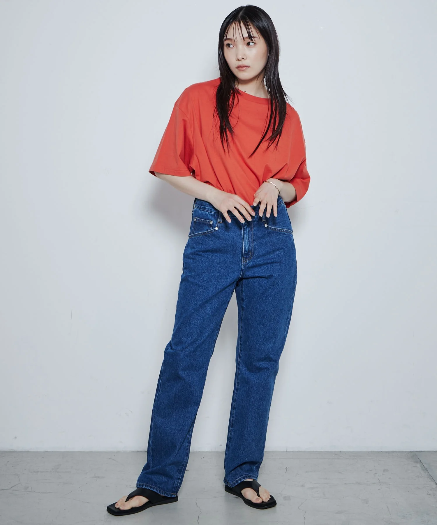 スリムストレートデニムパンツ - Image 26