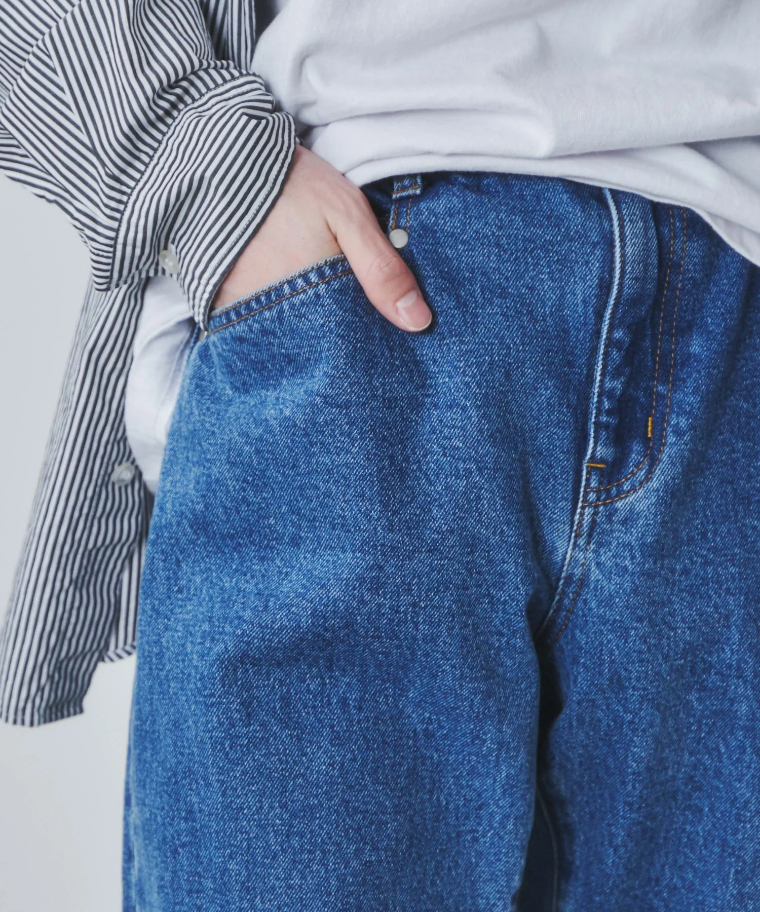 スリムストレートデニムパンツ - Image 41
