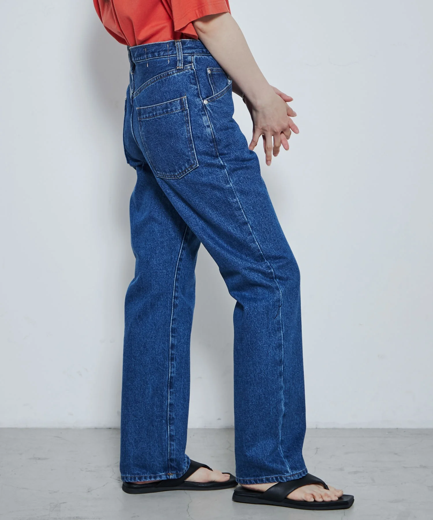 スリムストレートデニムパンツ - Image 63