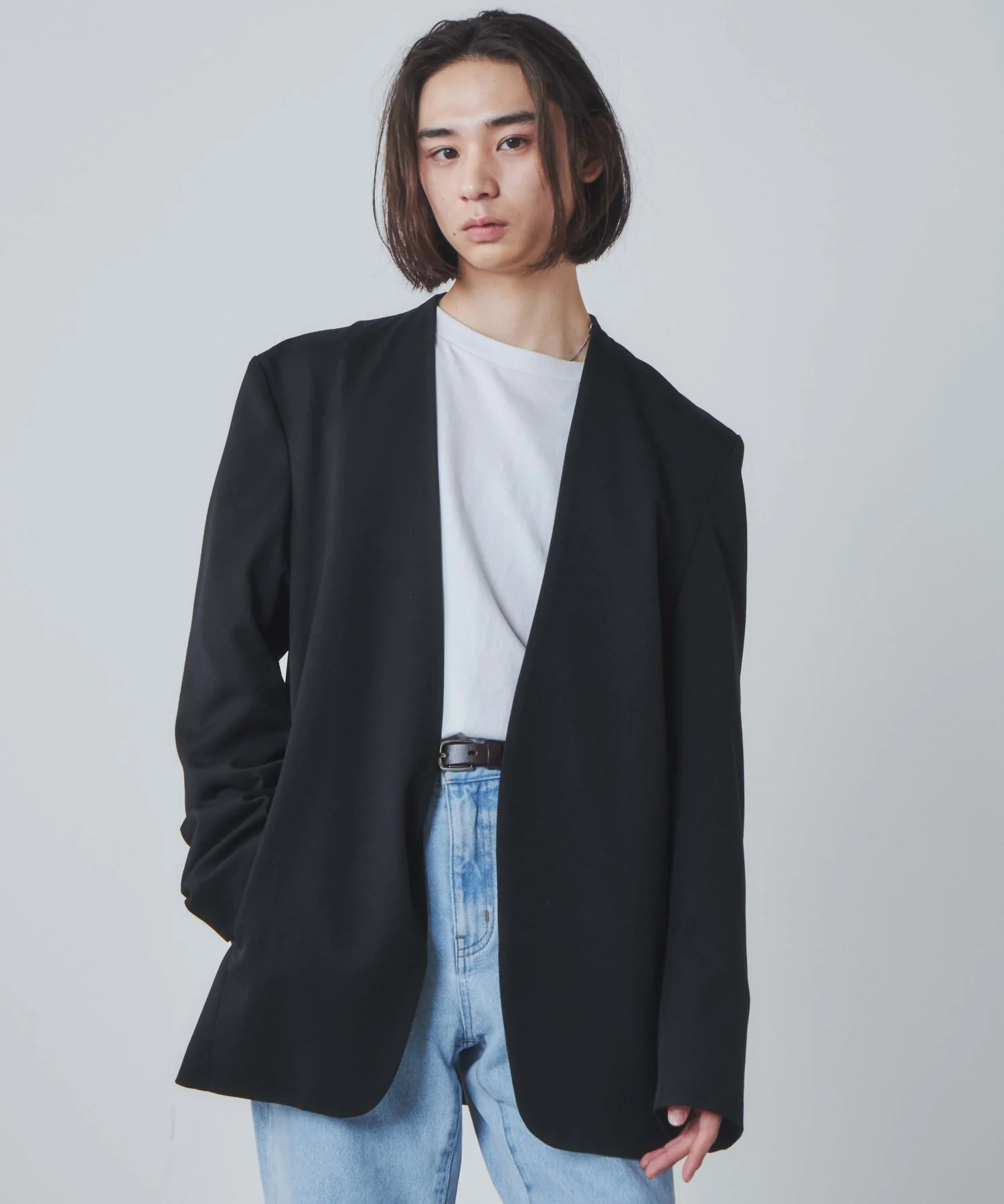 【THE STANDARD×CTHYコラボ】ノーカラージャケット - Image 5