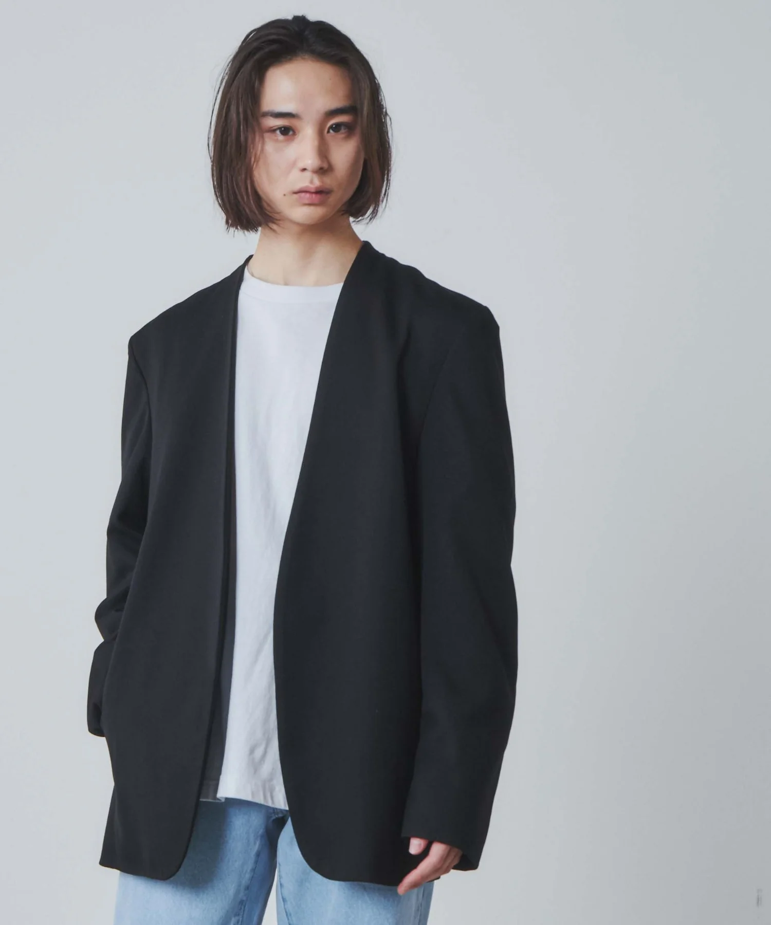 【THE STANDARD×CTHYコラボ】ノーカラージャケット - Image 6