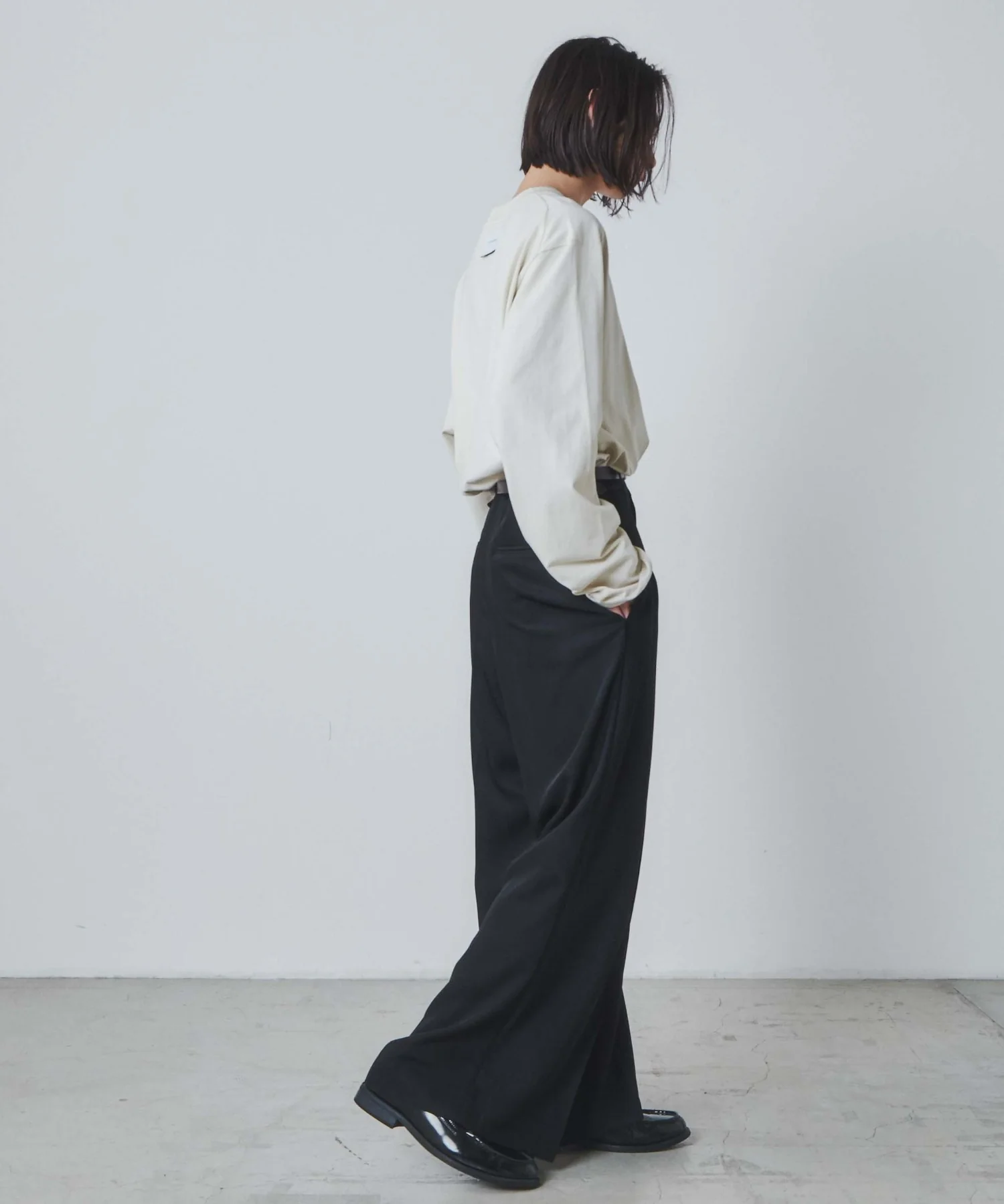 【THE STANDARD×CTHYコラボ】タックワイドトラウザー - Image 9