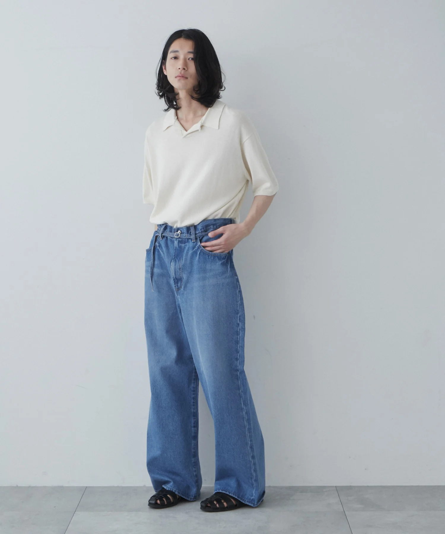 スキッパーニットポロ - Image 5
