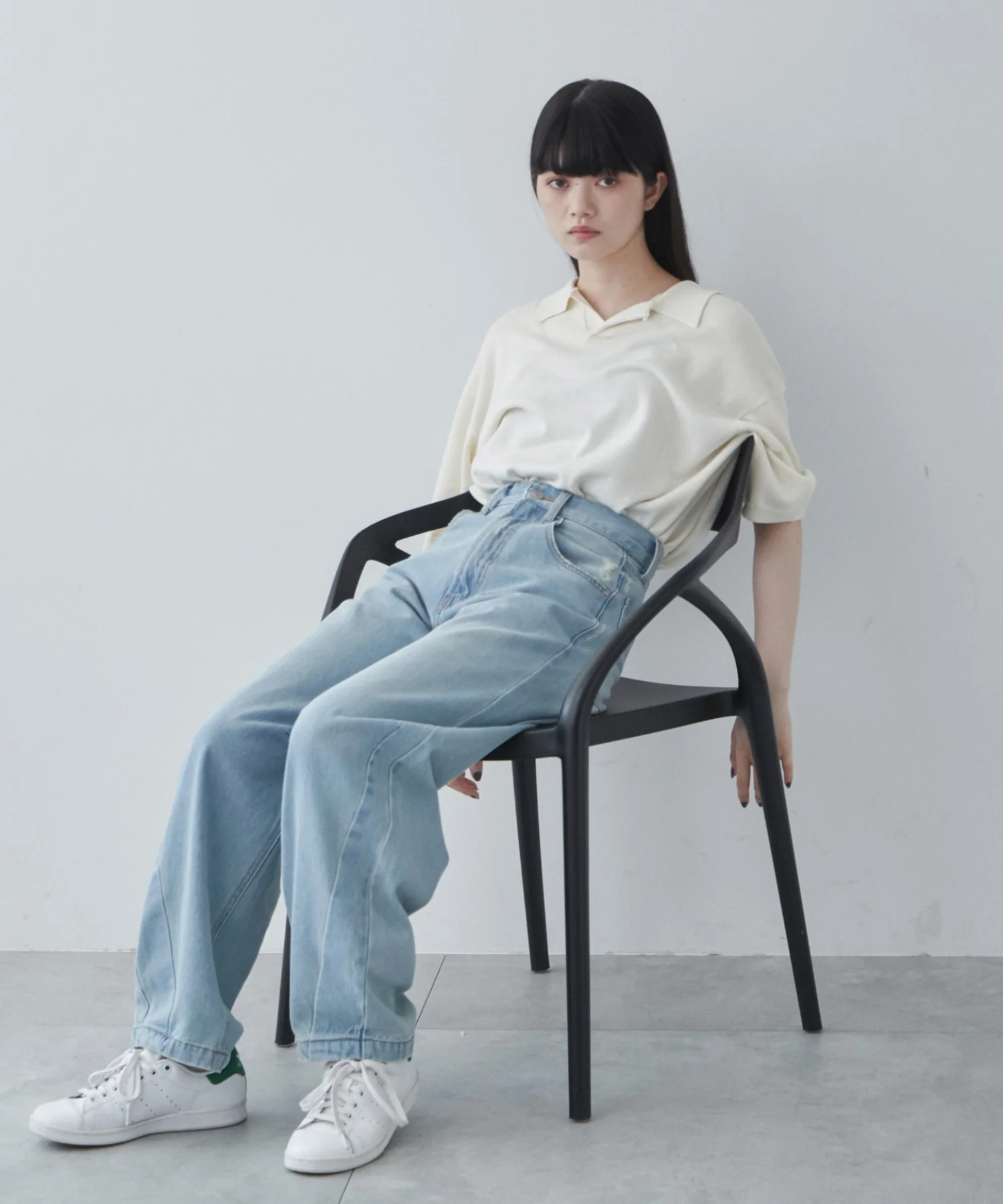 スキッパーニットポロ - Image 6