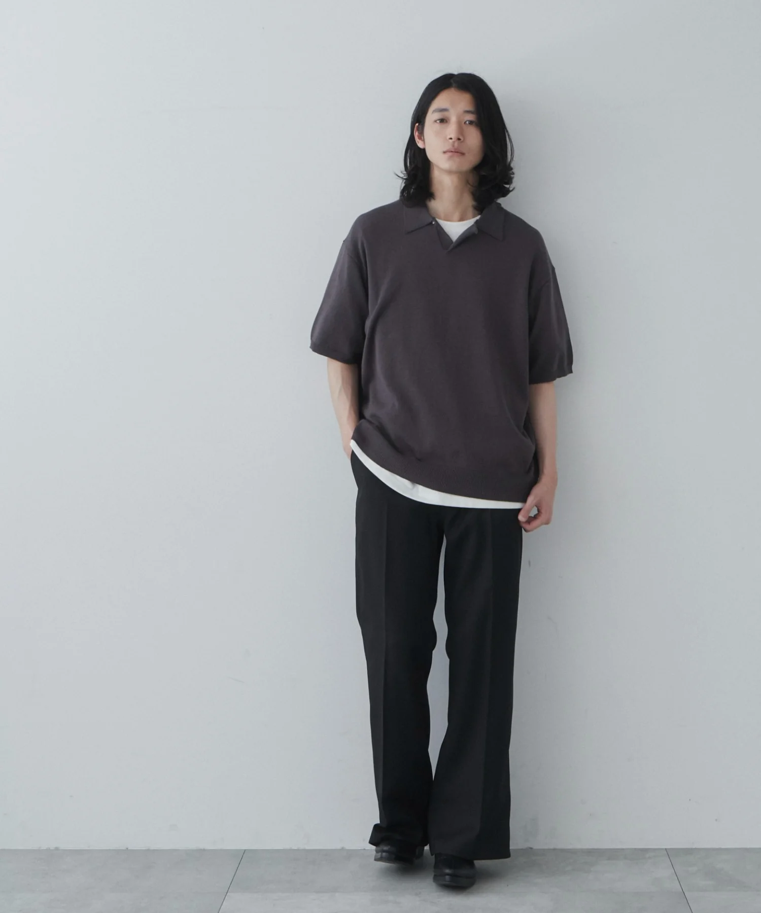 スキッパーニットポロ - Image 7