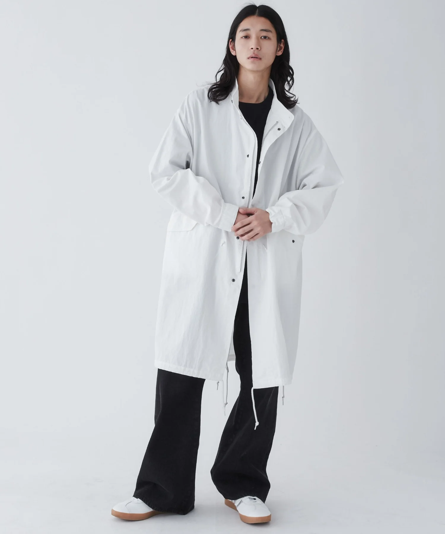 サイドスリットモッズコート - Image 11