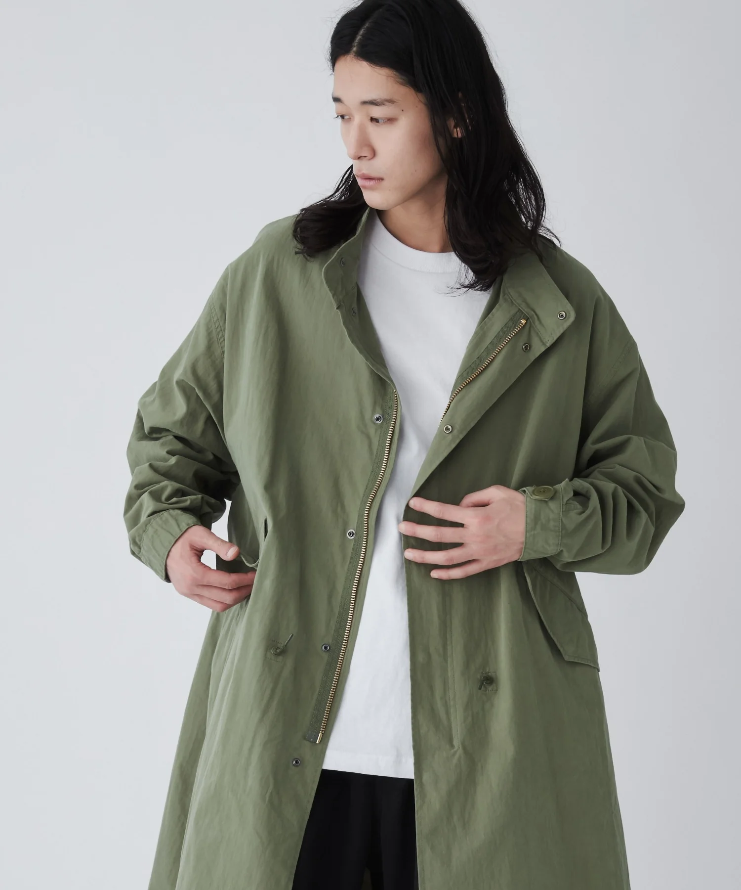 サイドスリットモッズコート - Image 29