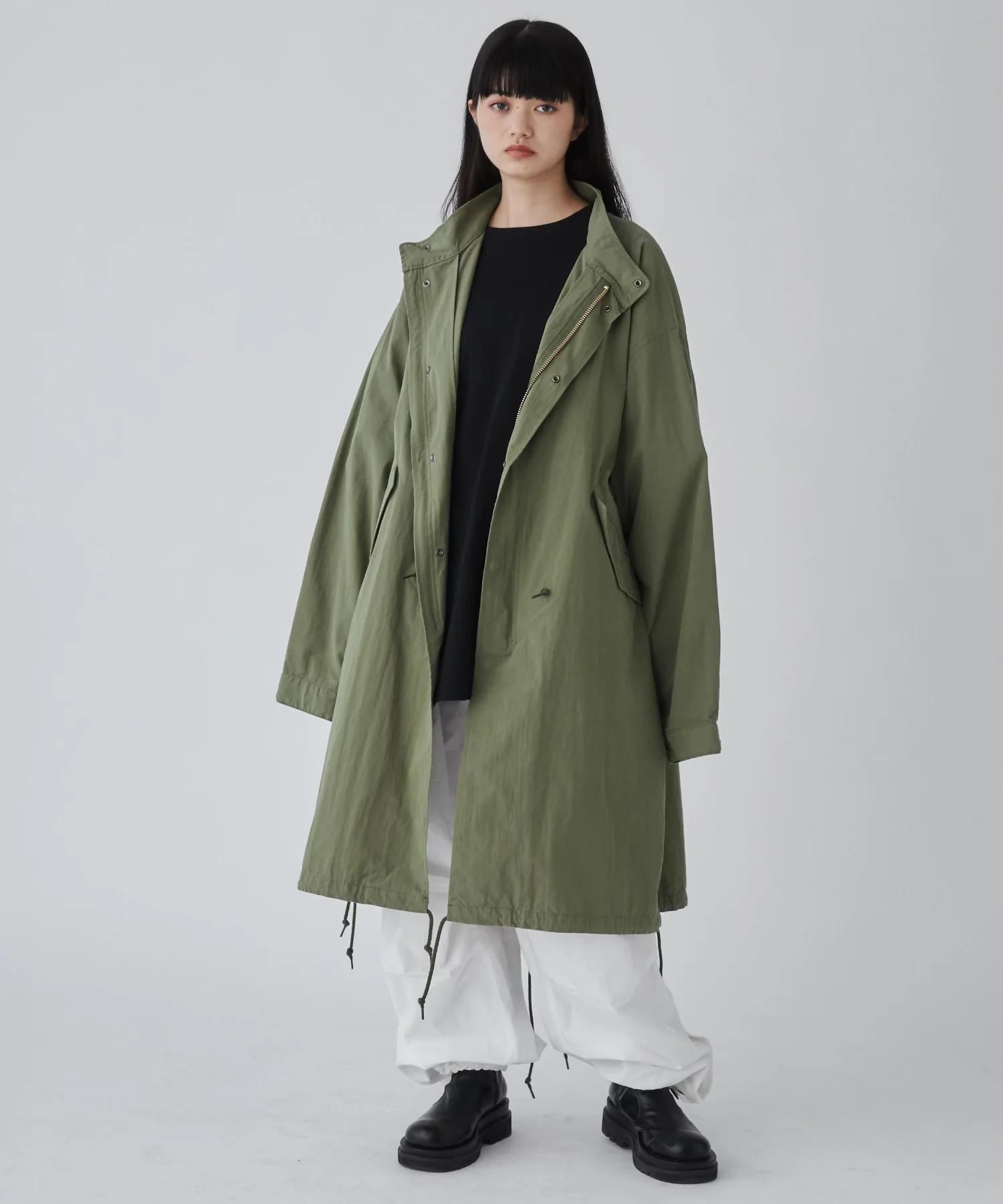 サイドスリットモッズコート - Image 36