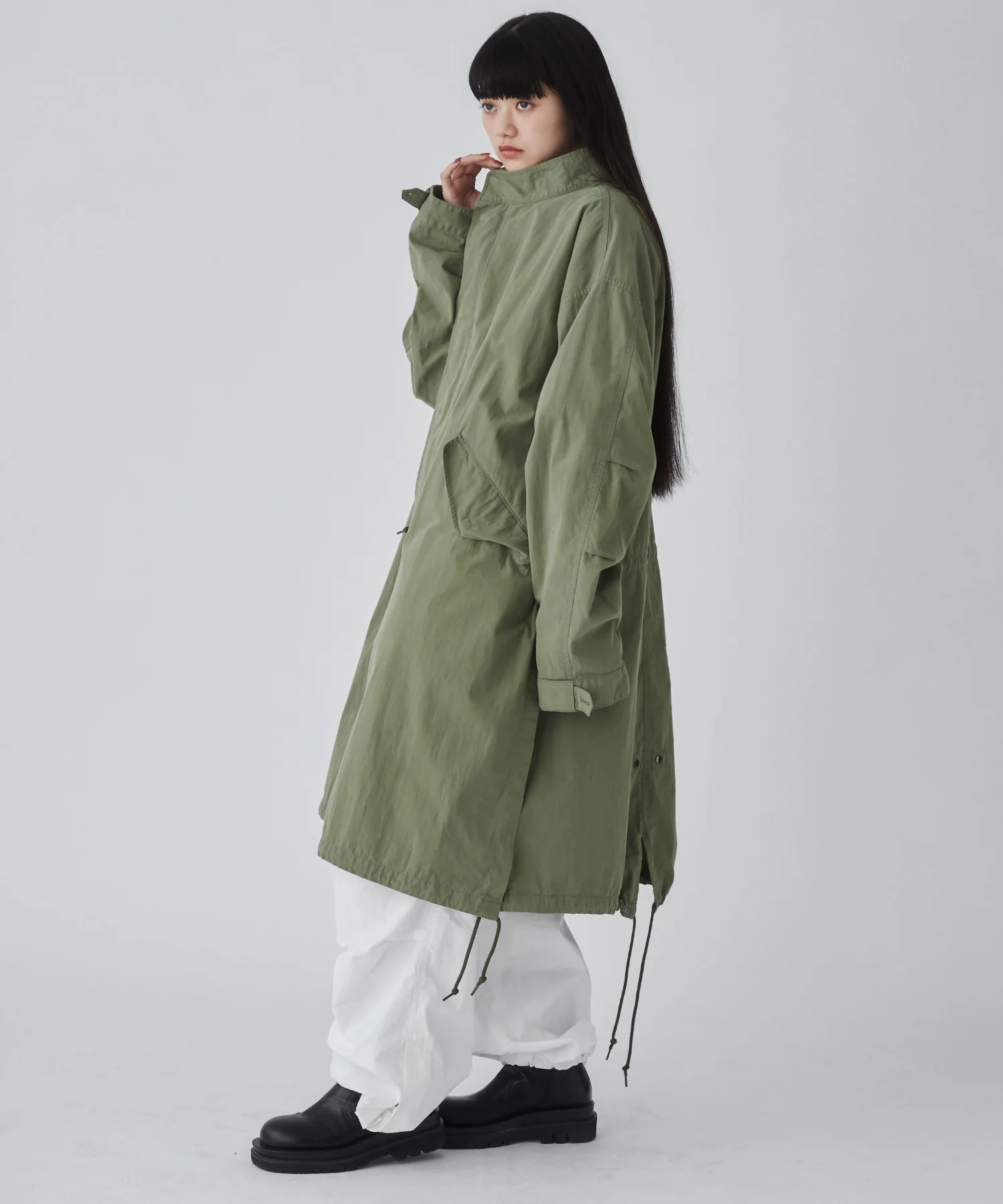 サイドスリットモッズコート - Image 37