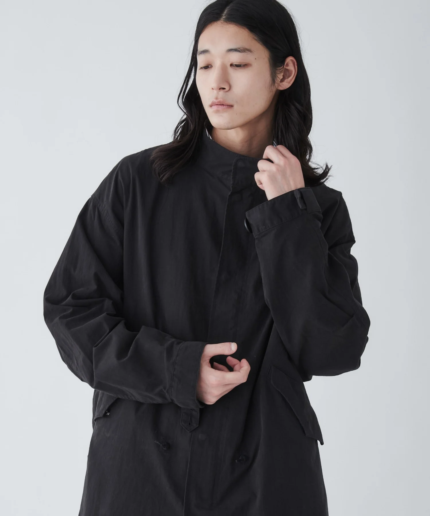 サイドスリットモッズコート - Image 43