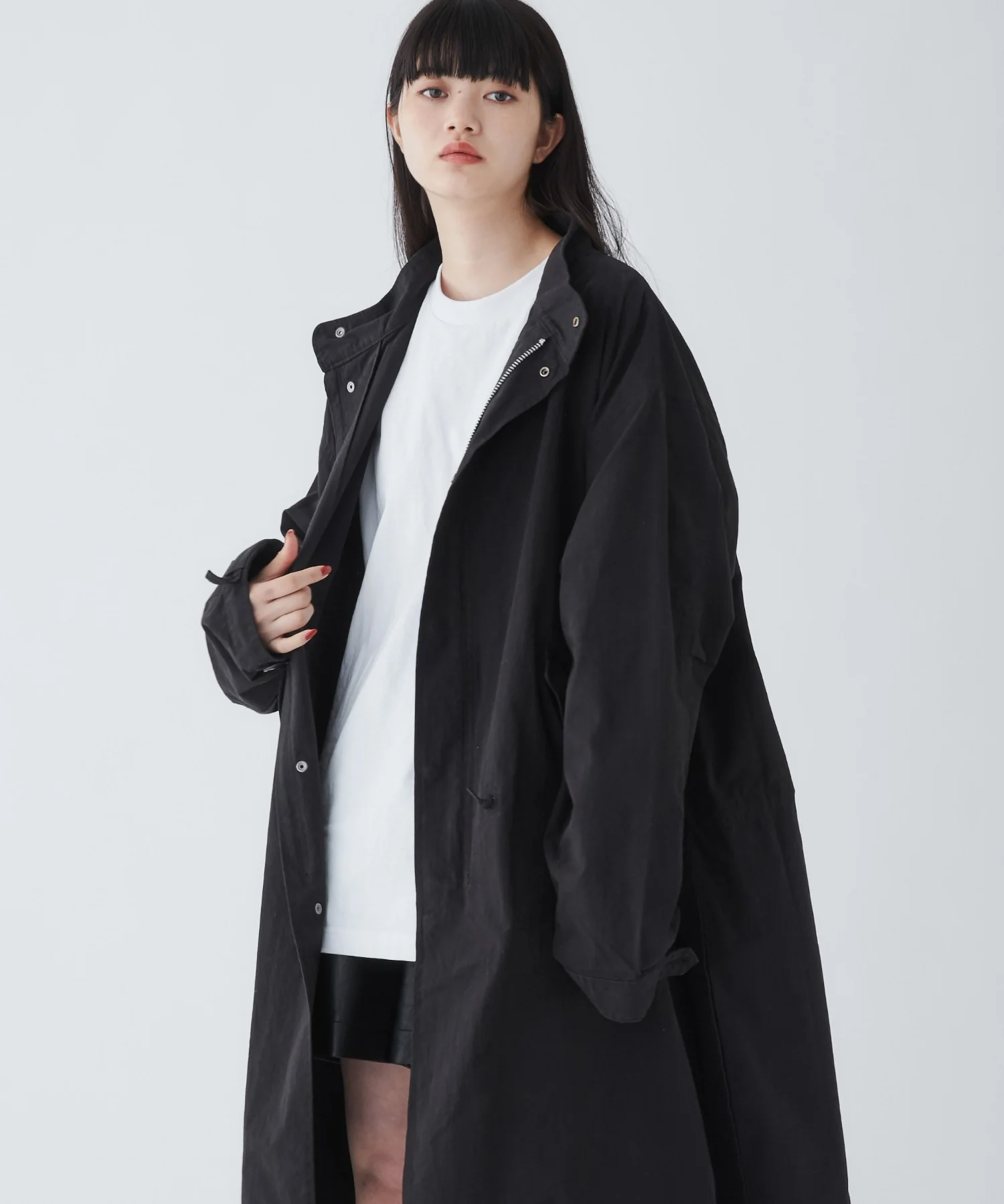 サイドスリットモッズコート - Image 47