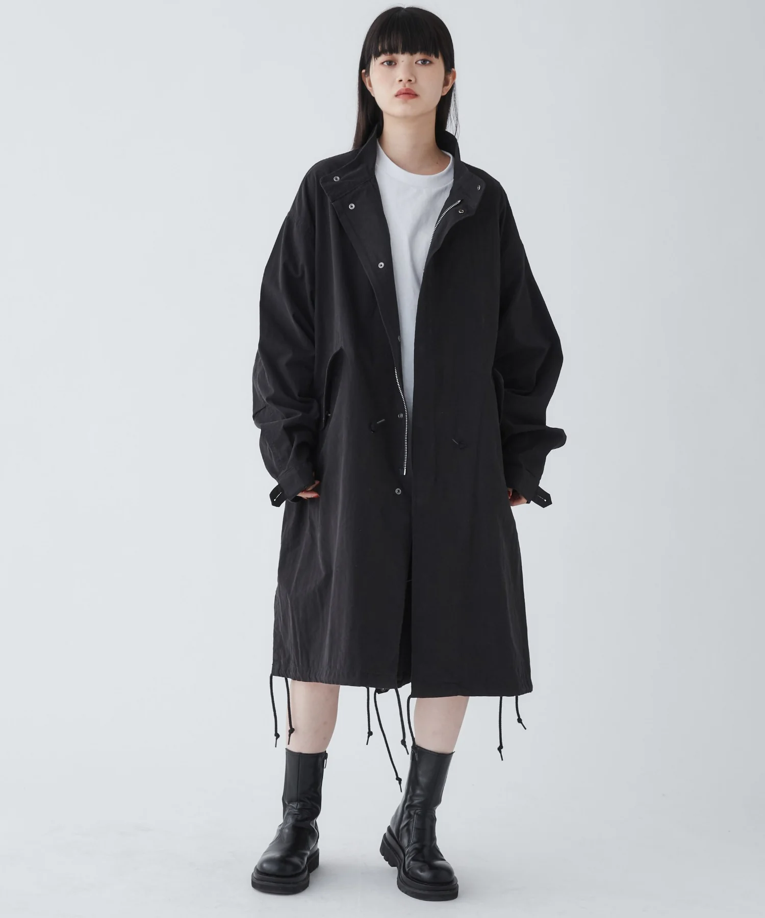 サイドスリットモッズコート - Image 49