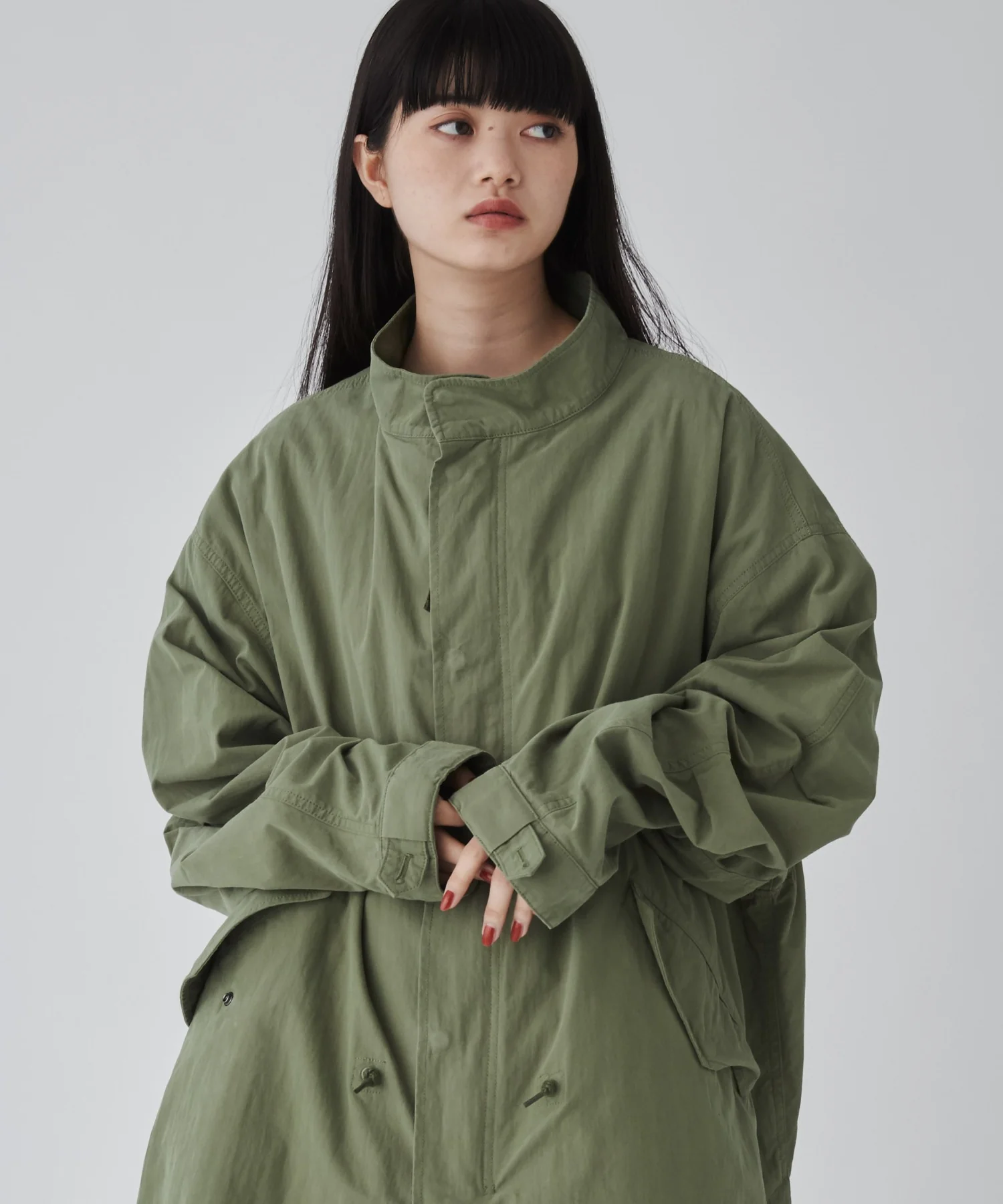 サイドスリットモッズコート - Image 5