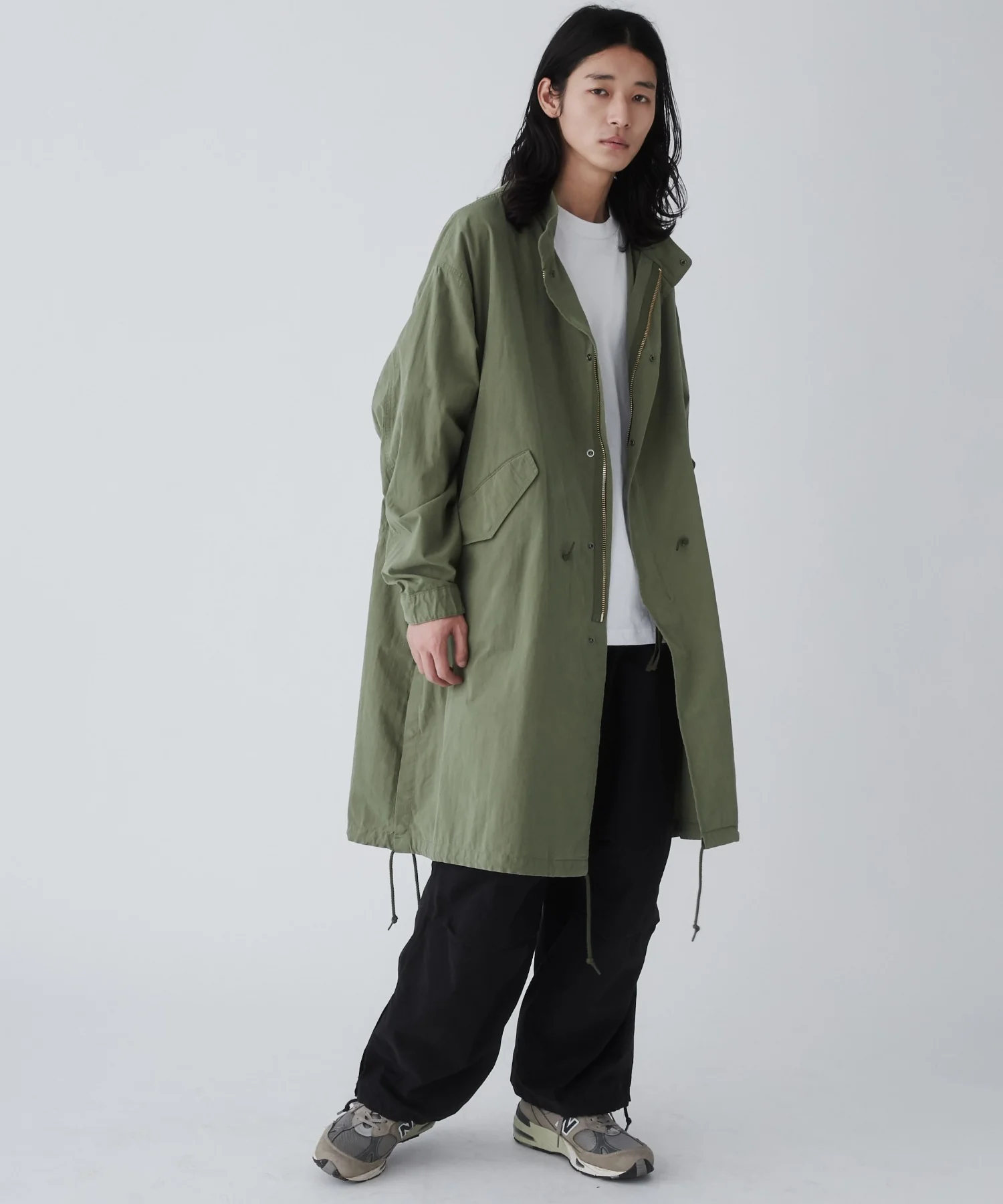 サイドスリットモッズコート - Image 9