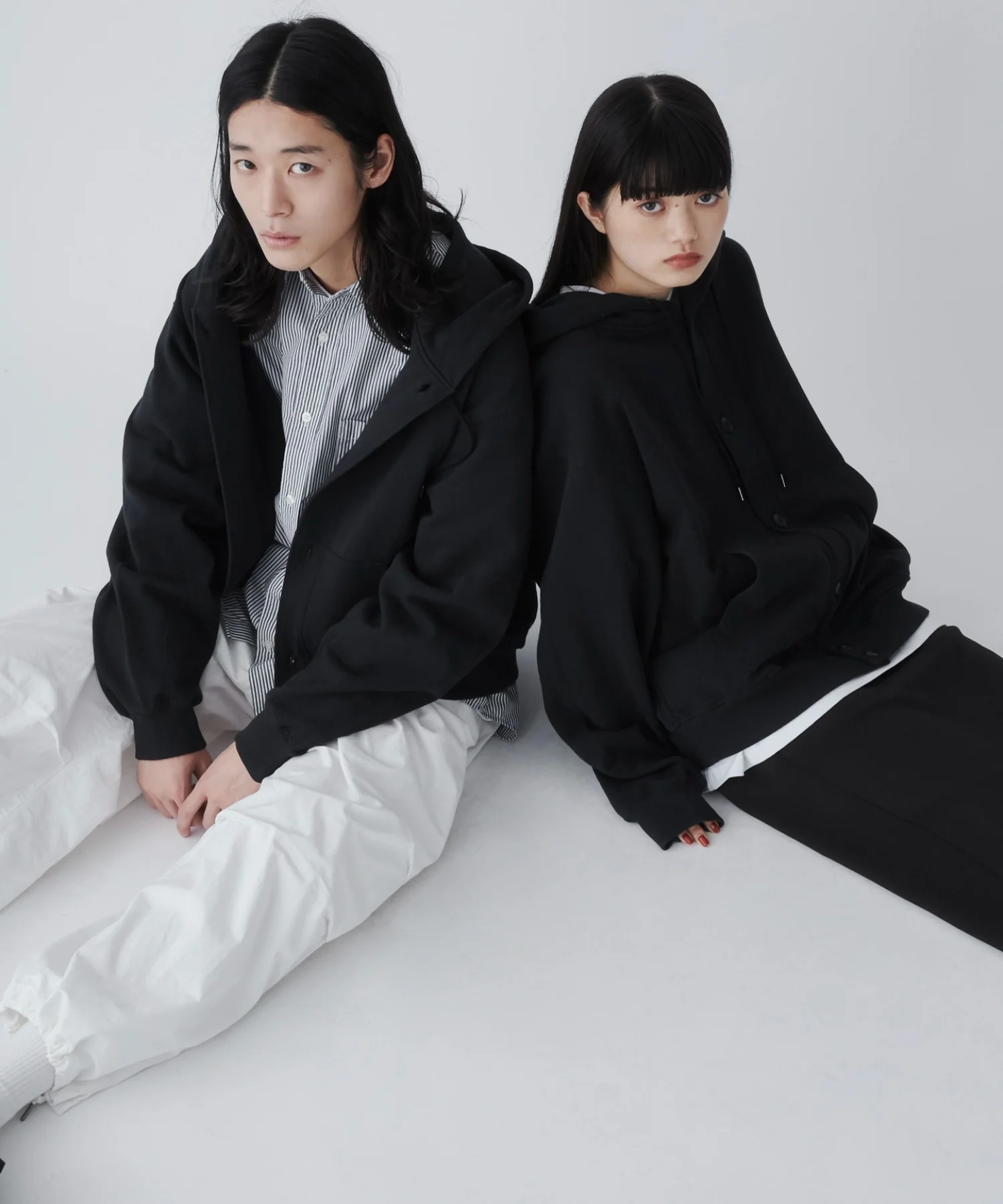 スウェットボタンカーディガン - Image 3