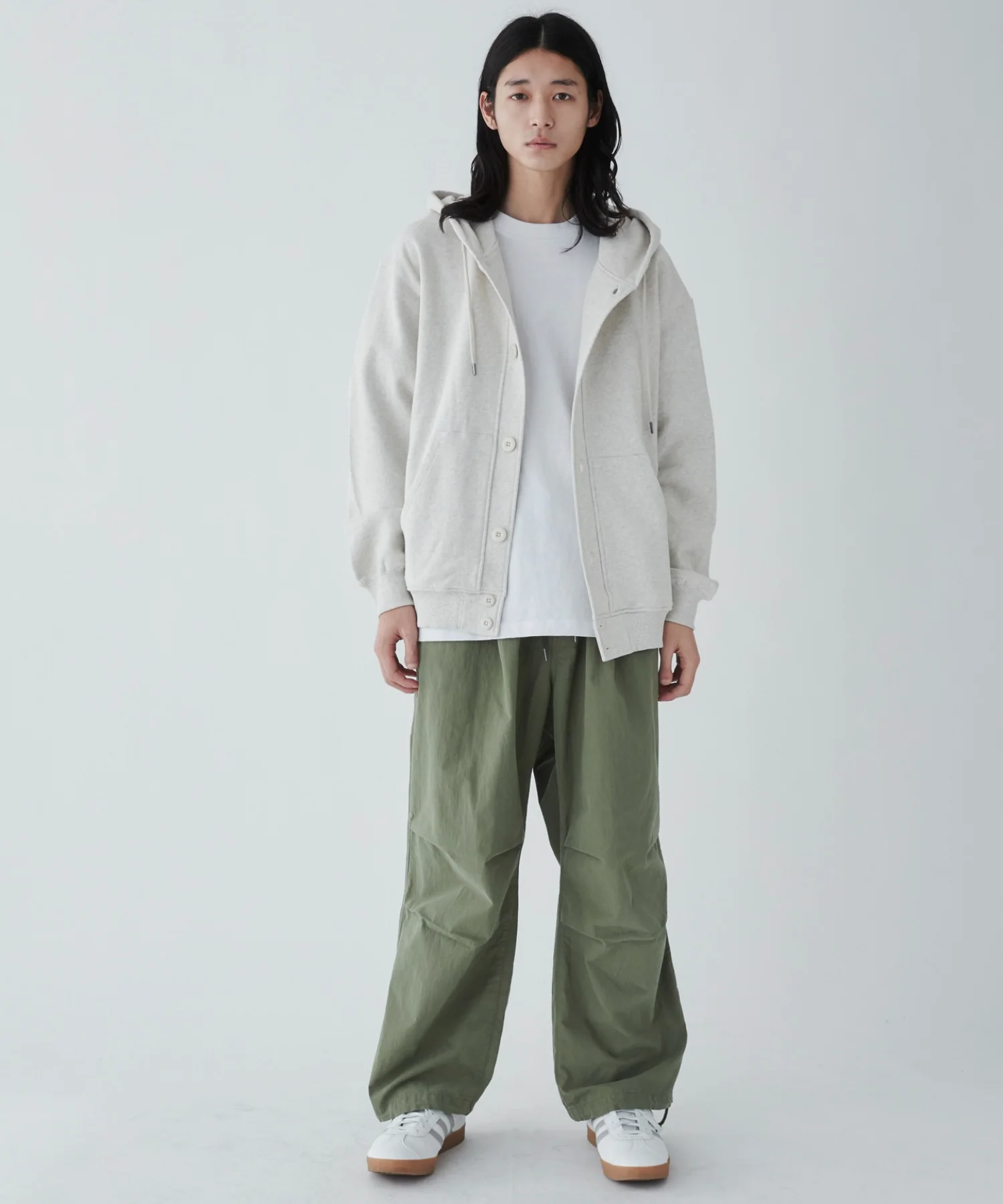 スウェットボタンカーディガン - Image 5