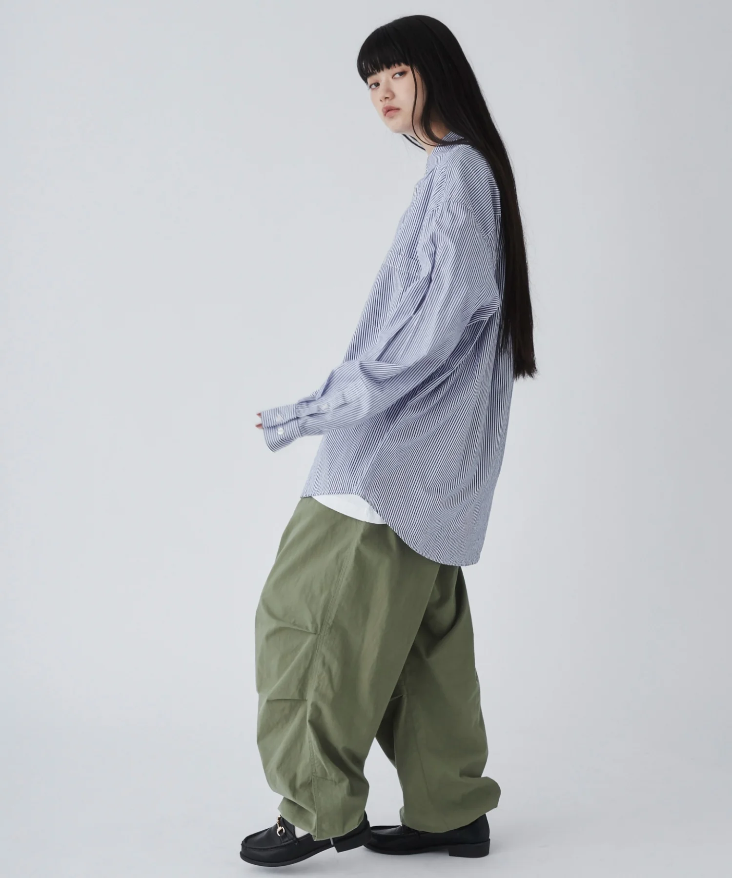 サイドスリットパラシュートパンツ - Image 7