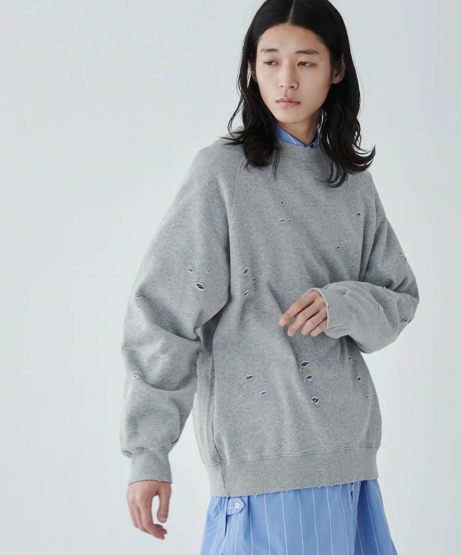 ダメージプルオーバースウェット - Image 19