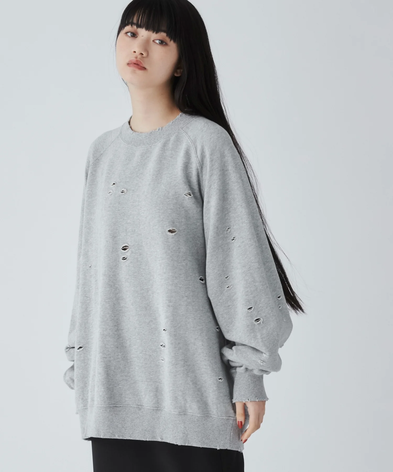 ダメージプルオーバースウェット - Image 24