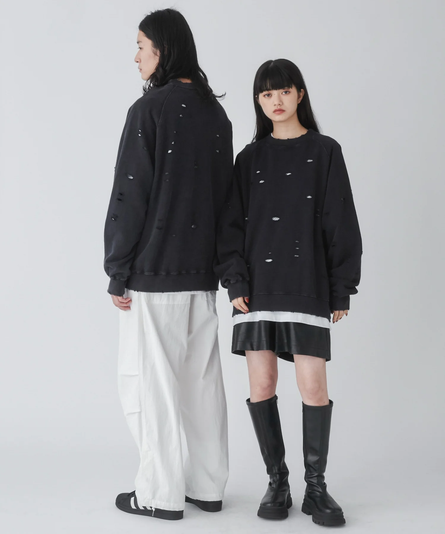 ダメージプルオーバースウェット - Image 3