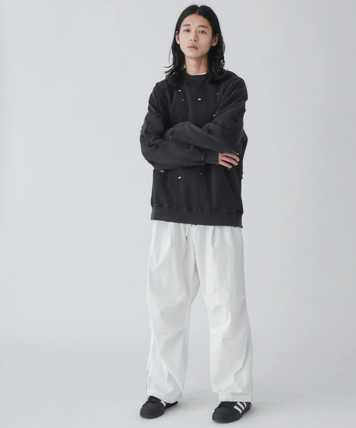 ダメージプルオーバースウェット - Image 32
