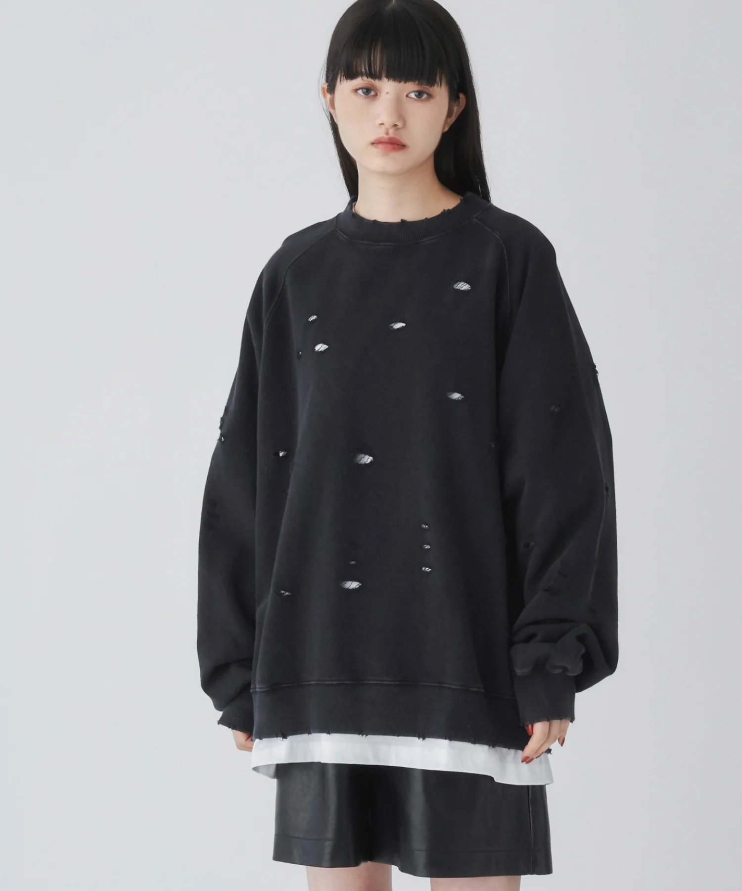 ダメージプルオーバースウェット - Image 33