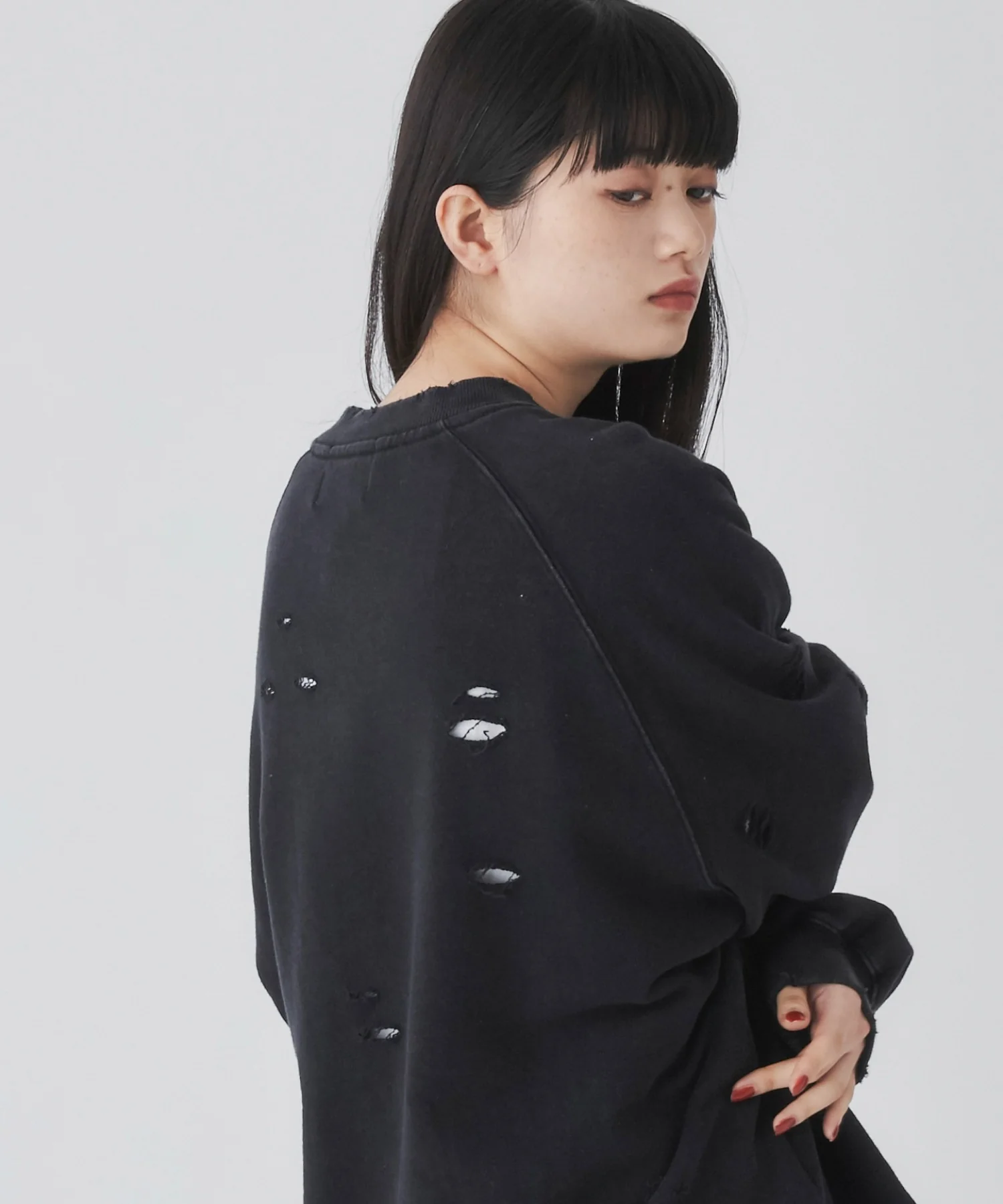 ダメージプルオーバースウェット - Image 35