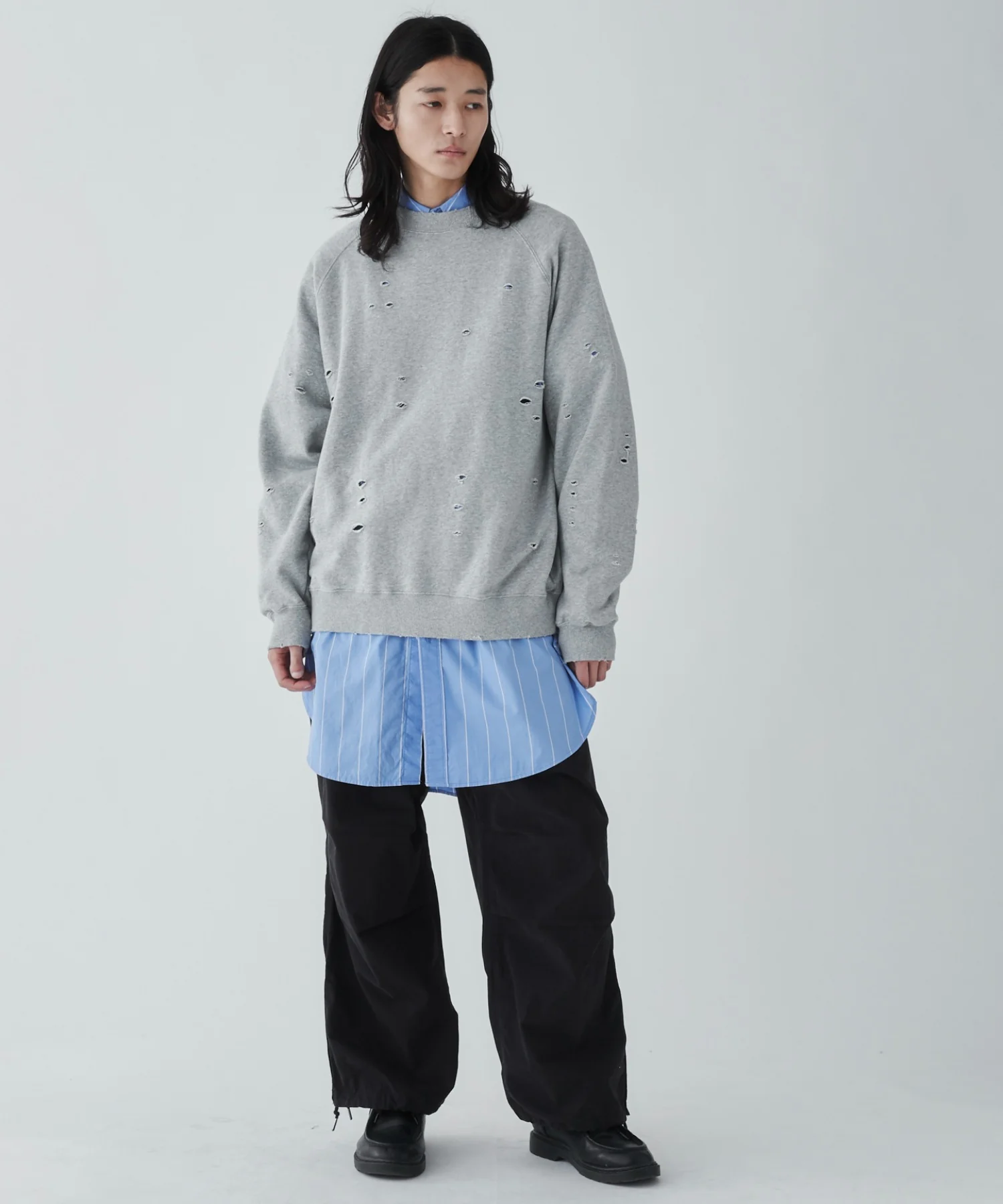 ストライプロングシャツ - Image 16