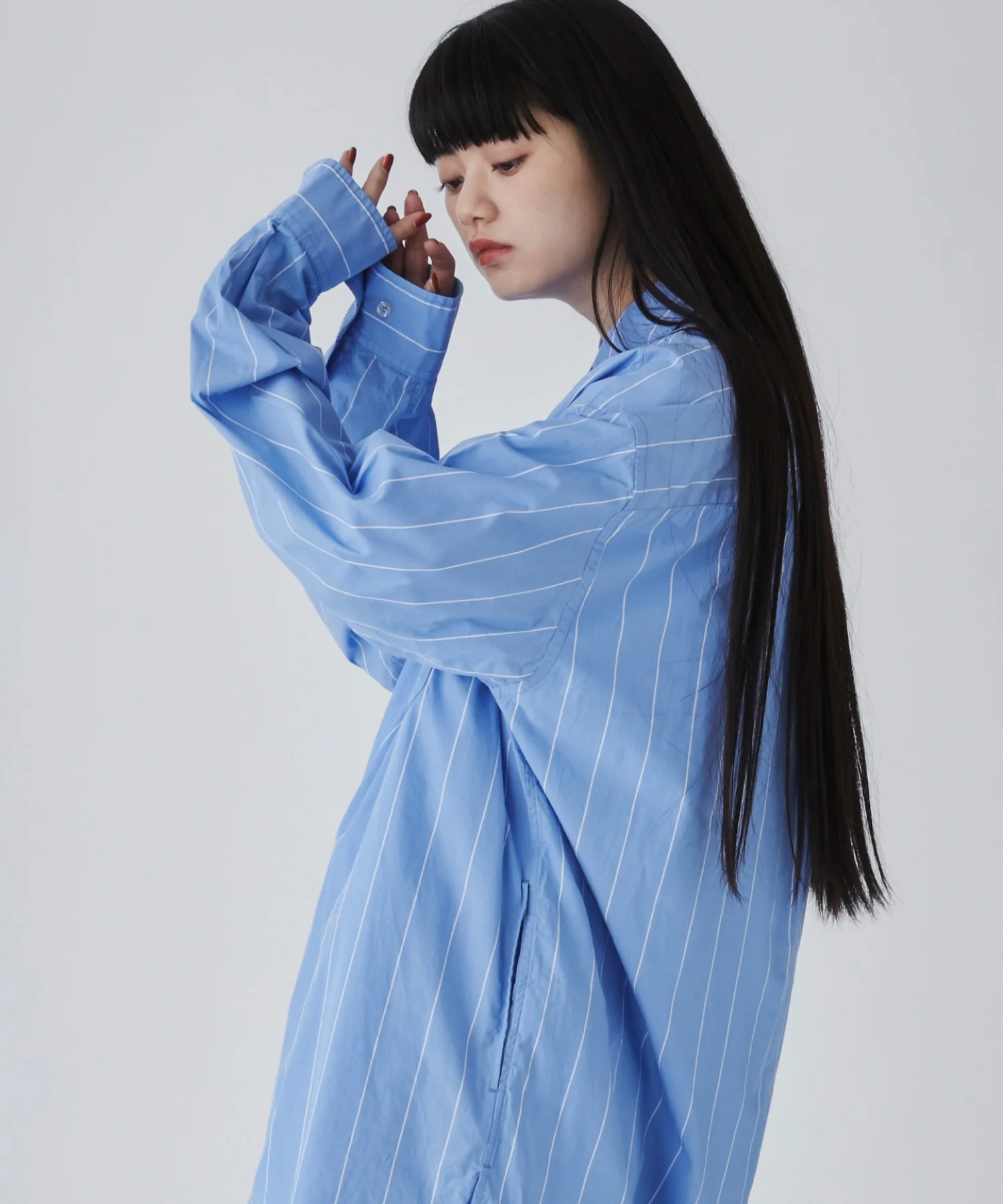 ストライプロングシャツ - Image 18
