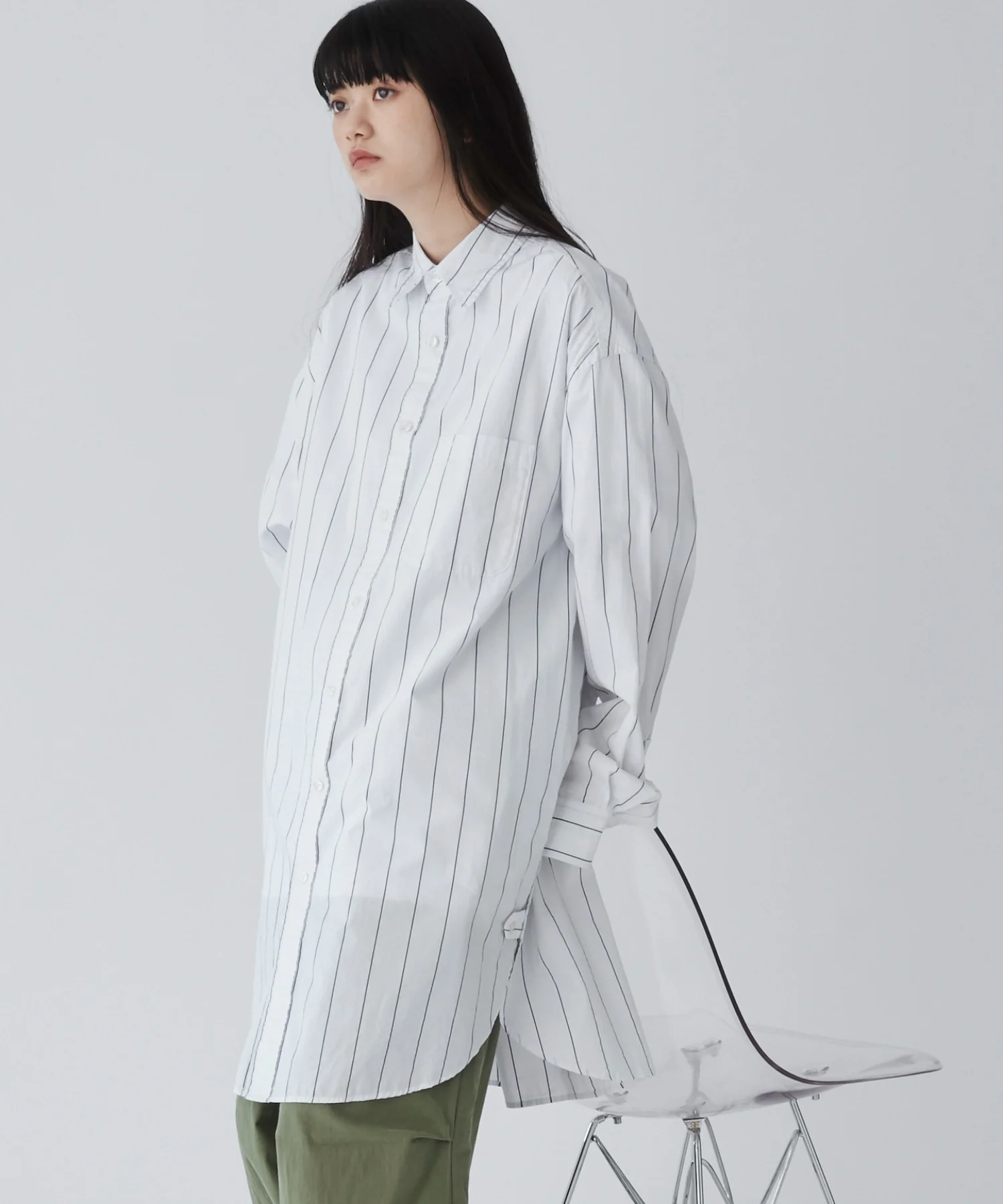 ストライプロングシャツ - Image 28