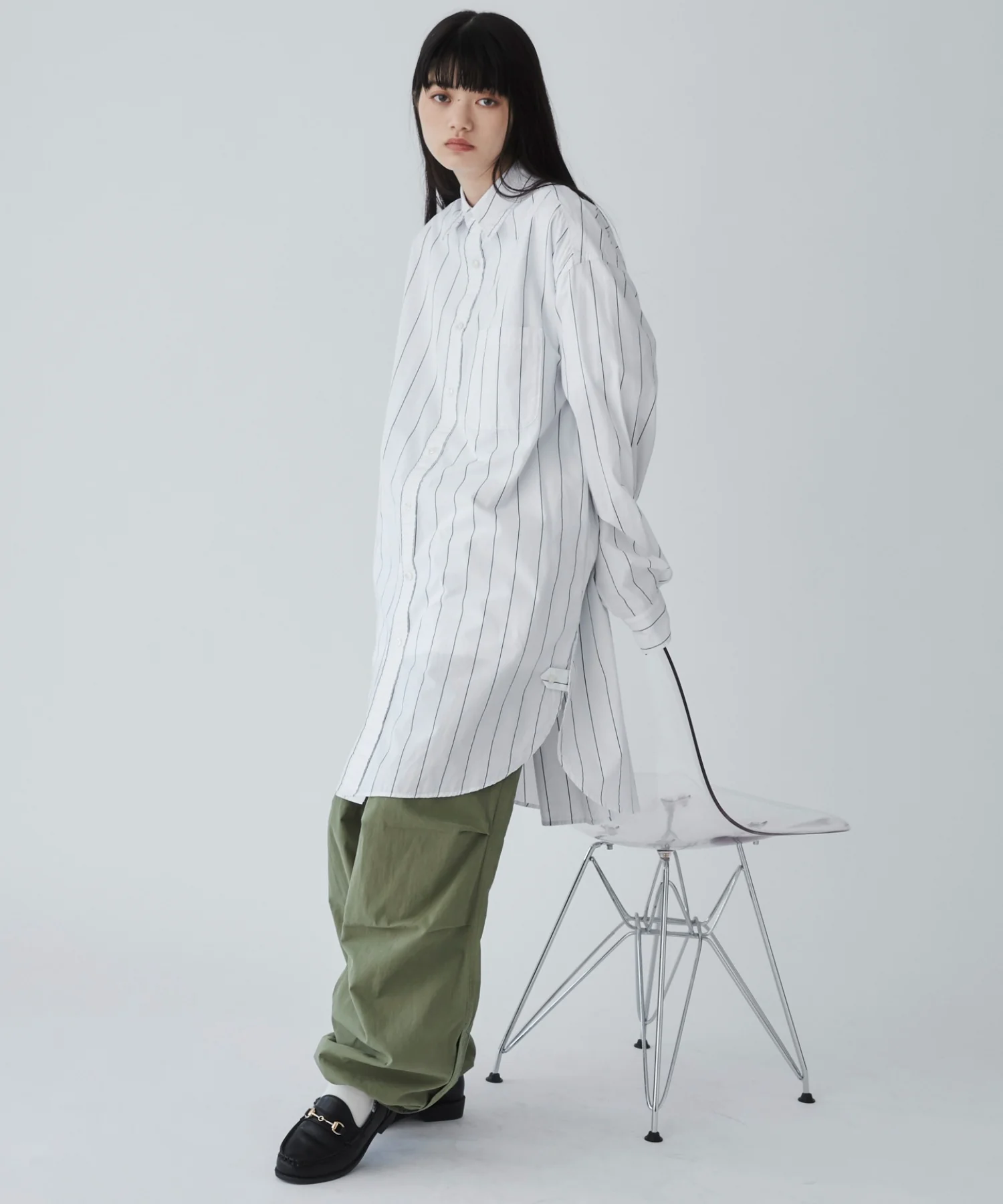ストライプロングシャツ - Image 29