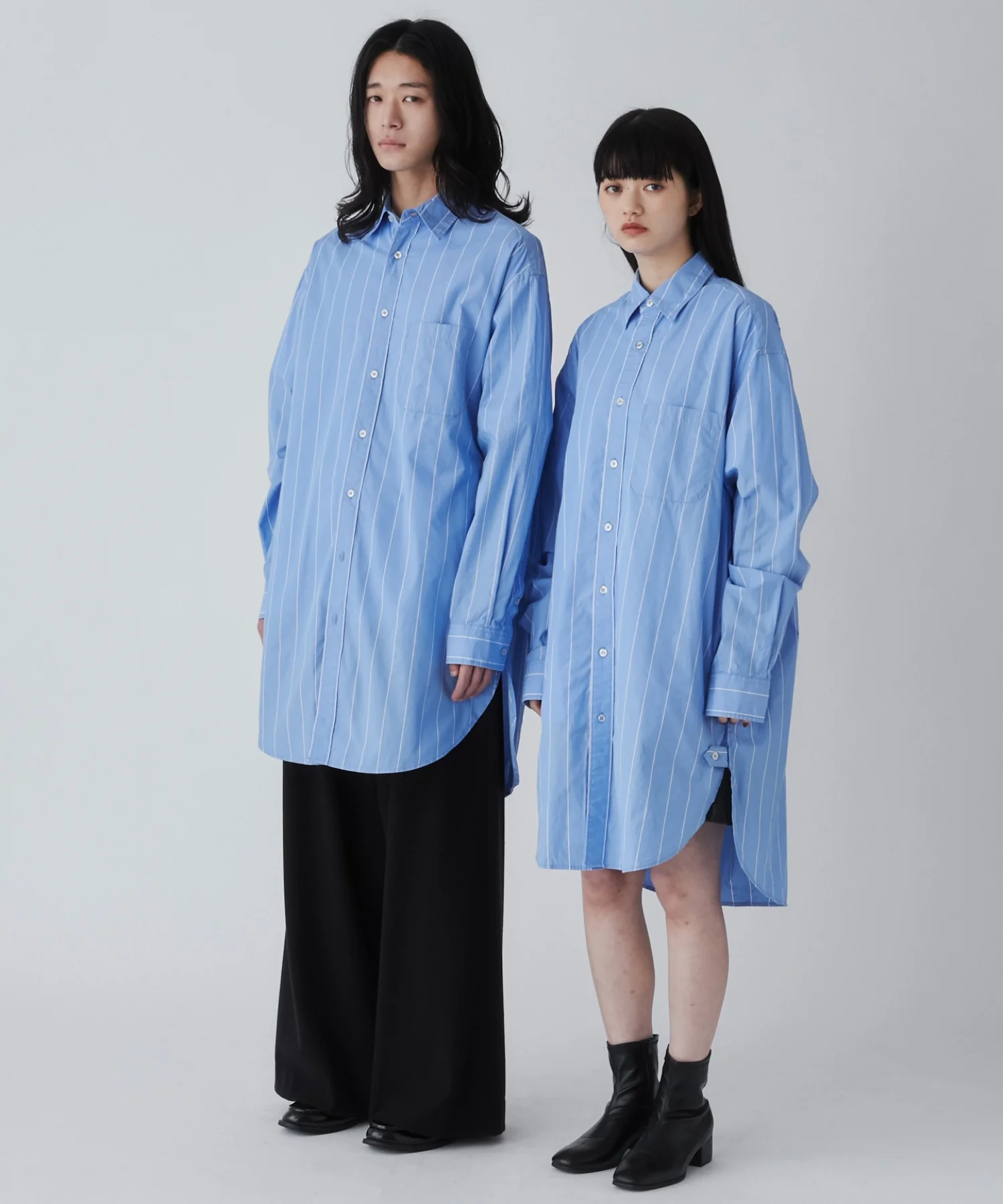 ストライプロングシャツ - Image 3