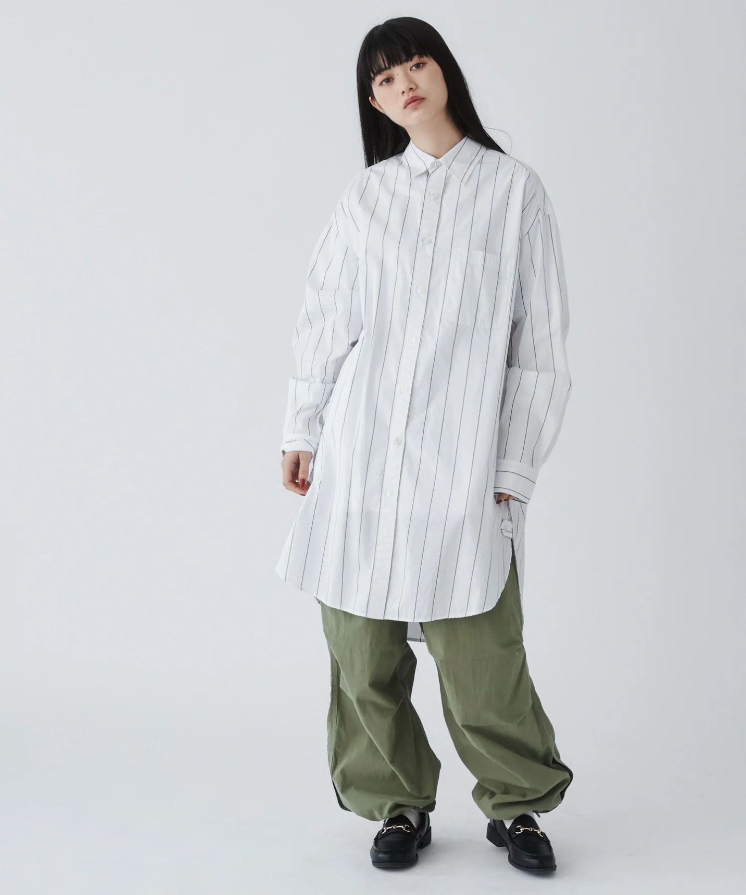 ストライプロングシャツ - Image 30