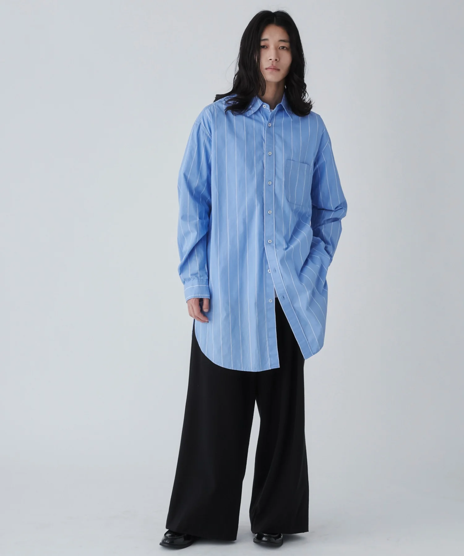 ストライプロングシャツ - Image 4