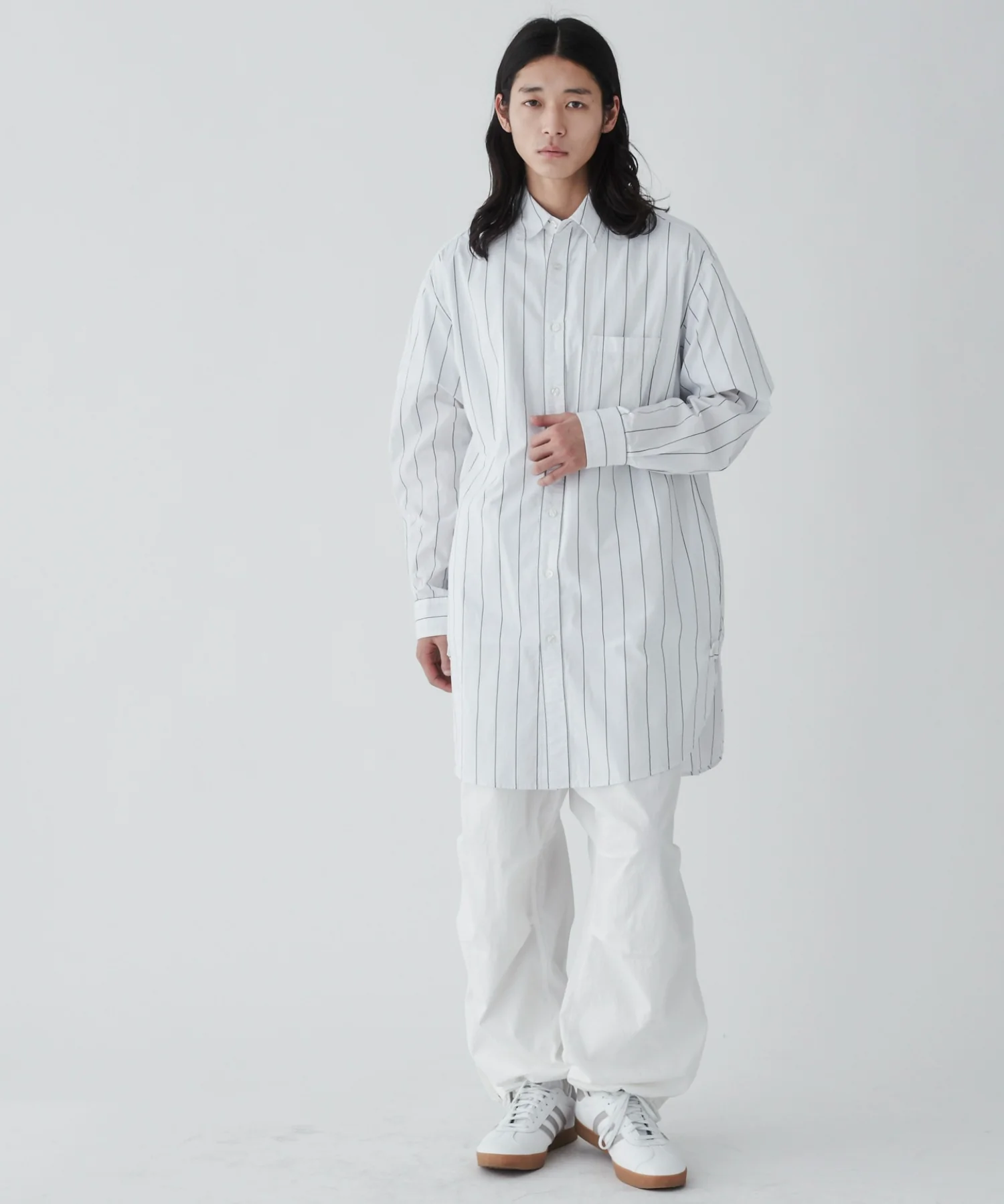 ストライプロングシャツ - Image 6