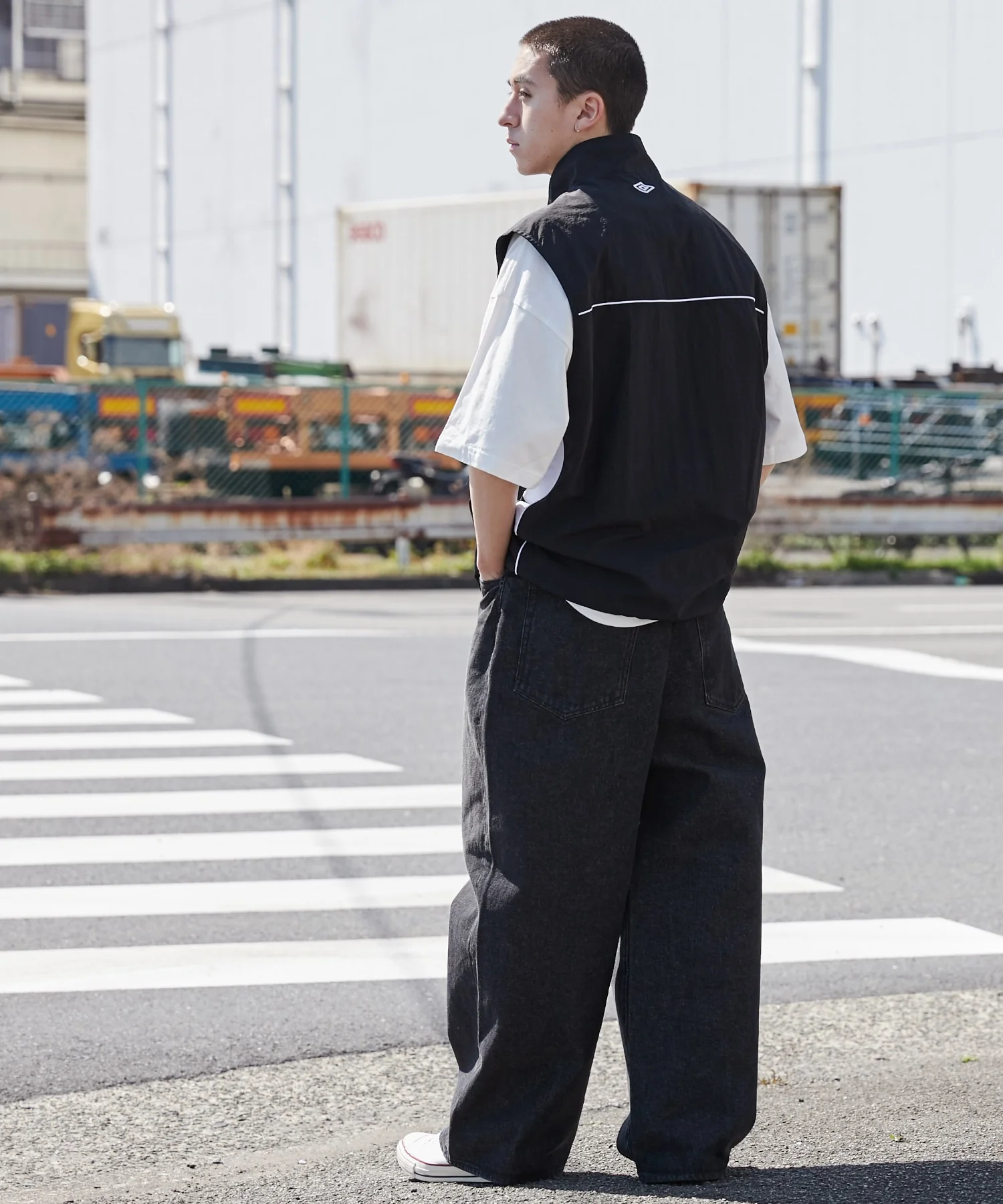 別注UMBROナイロンベスト - Image 18