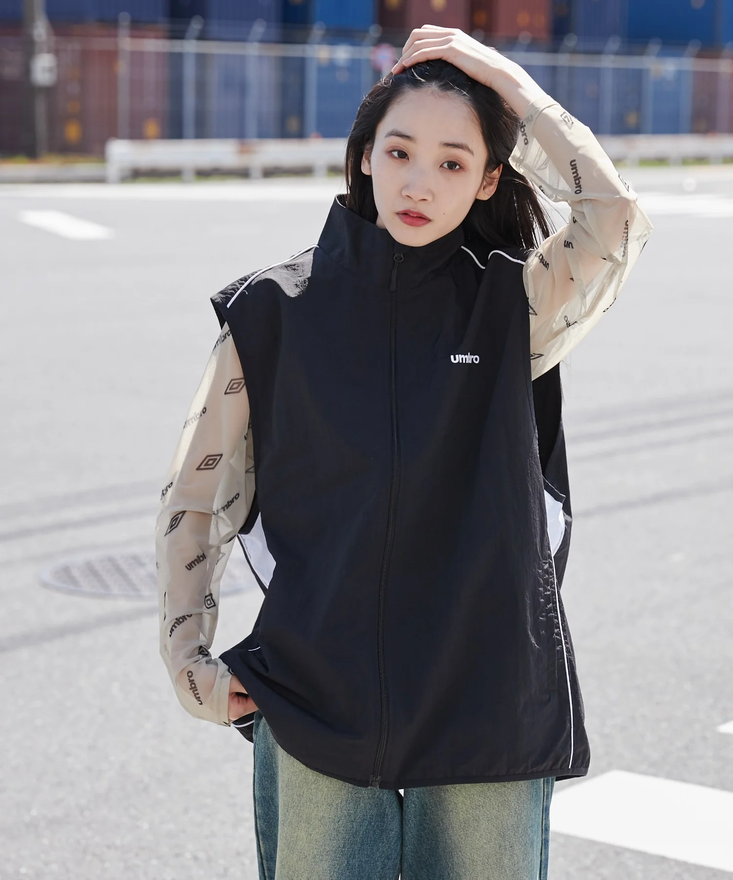別注UMBROナイロンベスト - Image 19