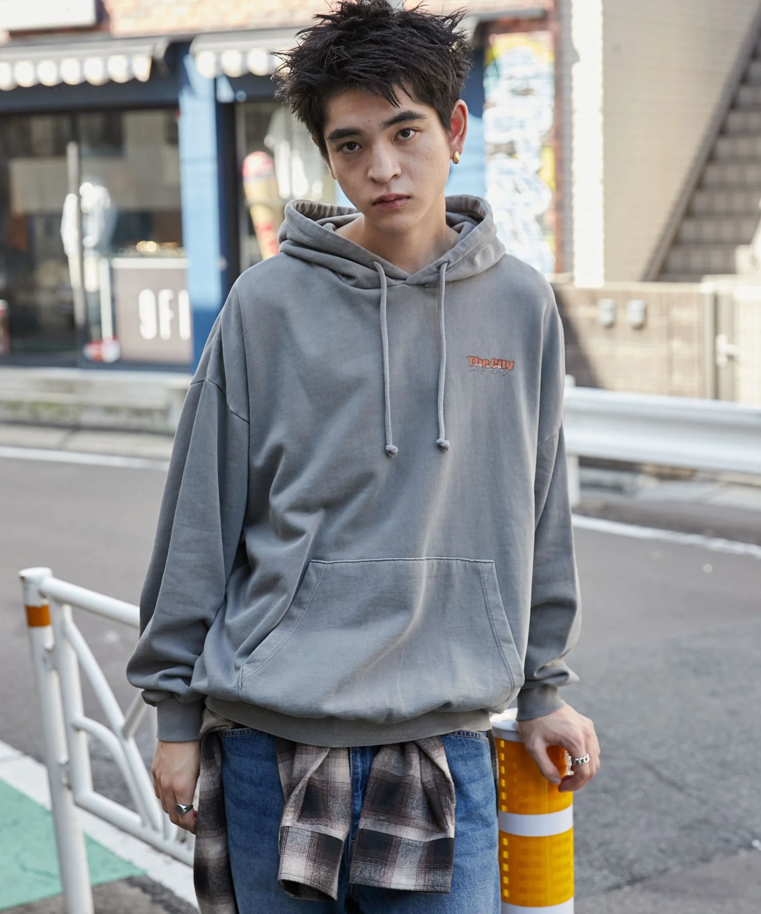 ピグメントグラフィックプルパーカー - Image 42