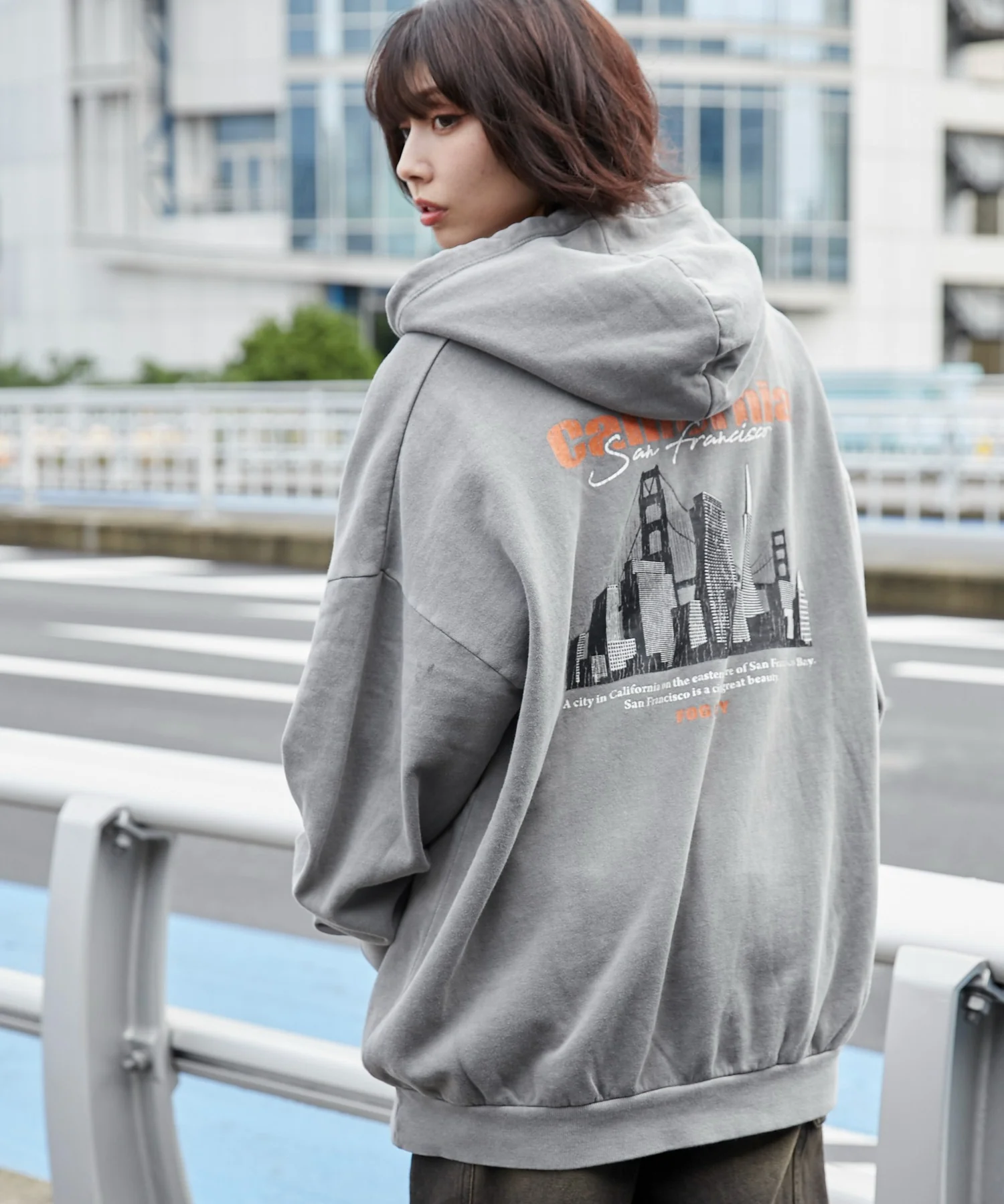 ピグメントグラフィックプルパーカー - Image 46