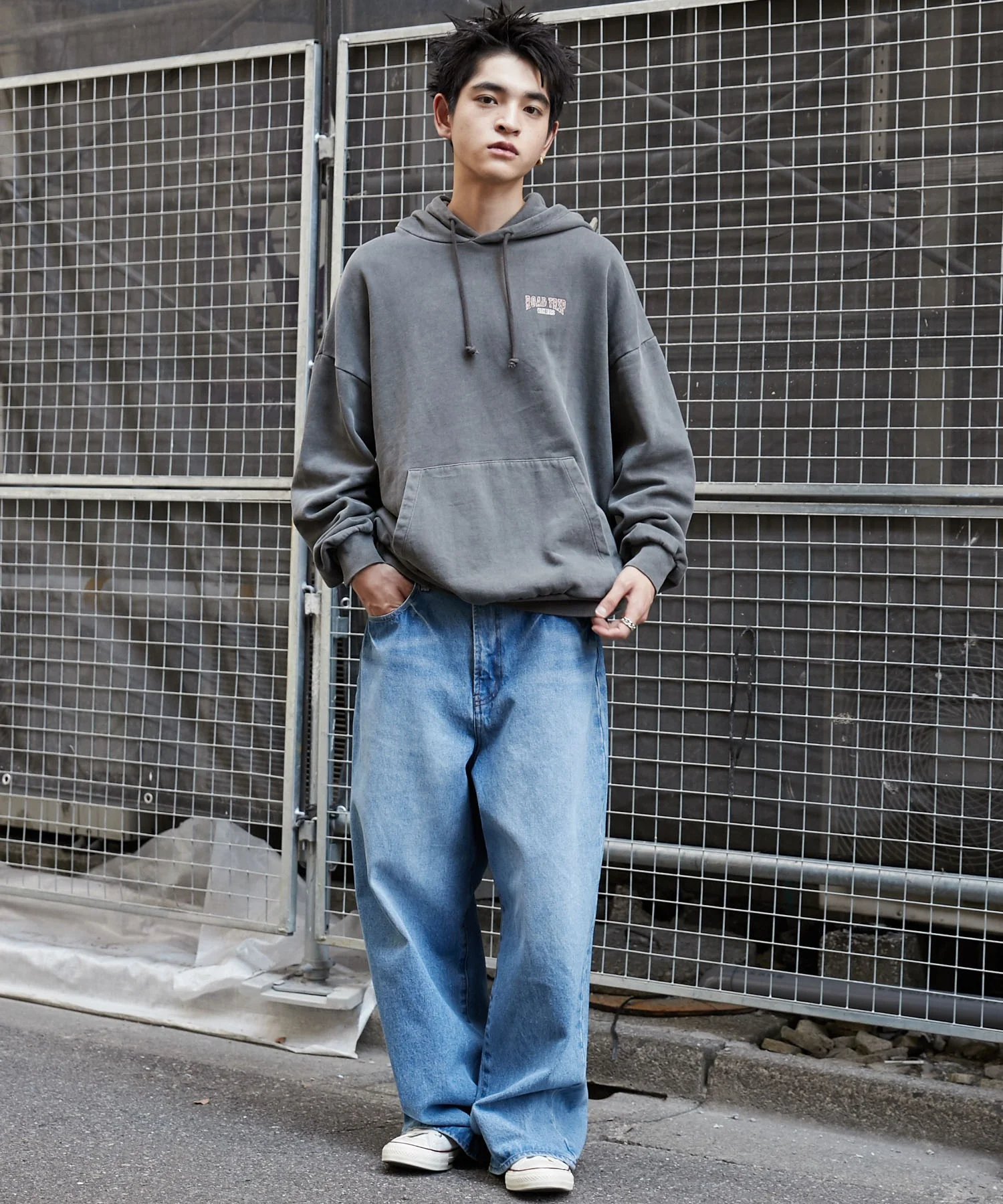 ピグメントグラフィックプルパーカー - Image 8