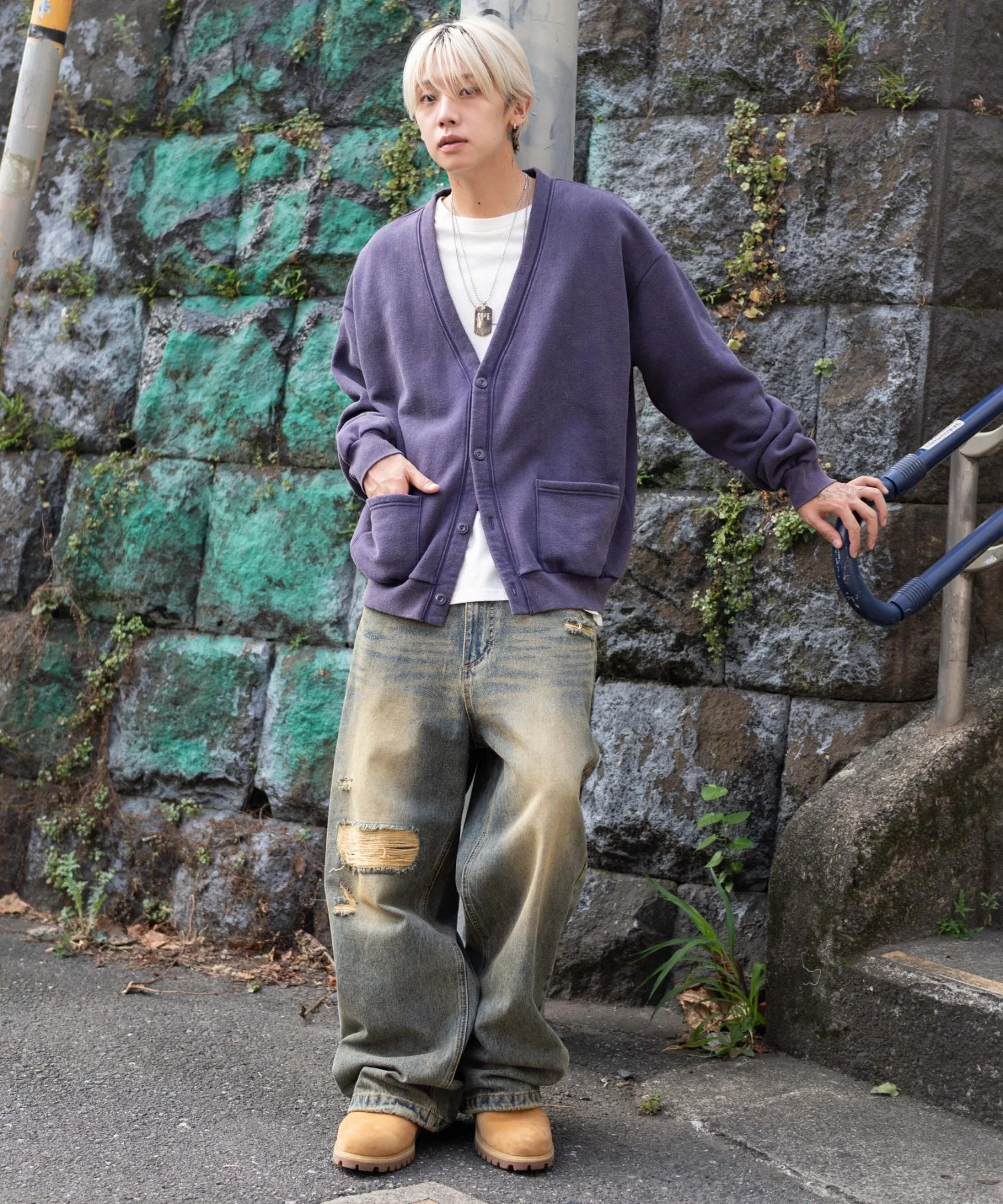 ケミカルスウェットカーディガン - Image 15