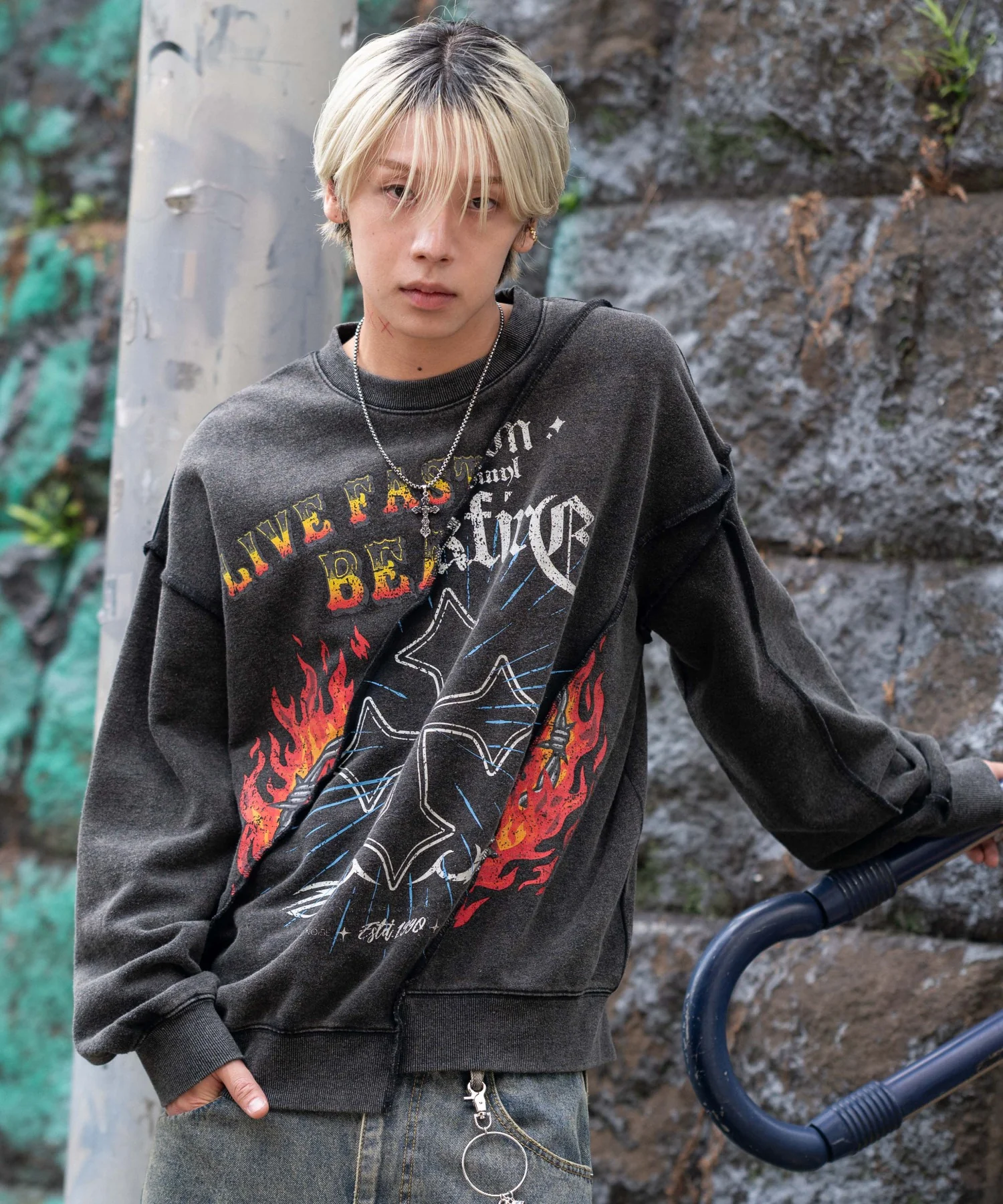 ヴィンテージグラフィックドッキングプルオーバー - Image 11