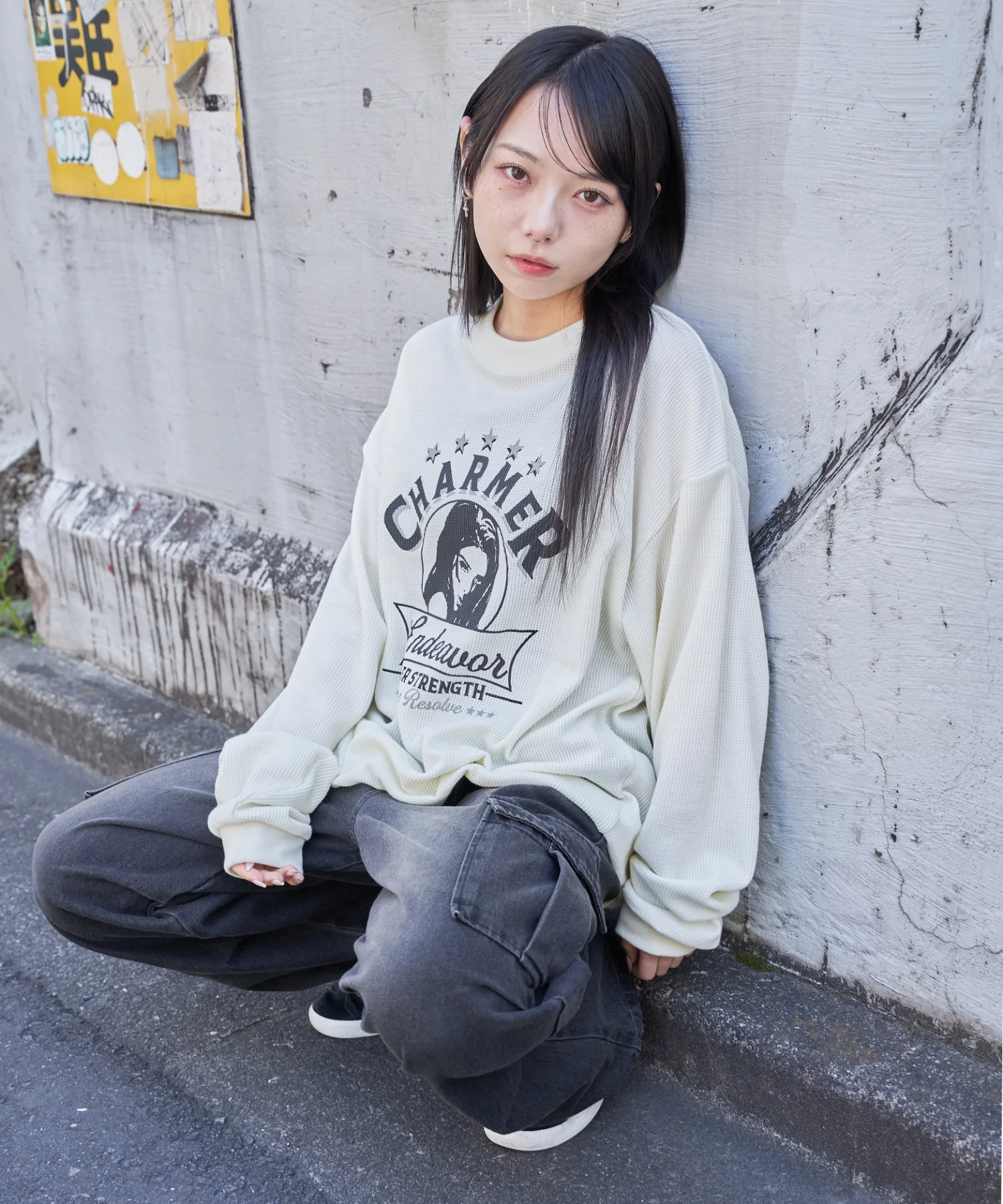 ワッフルグラフィックT(LS) - Image 33