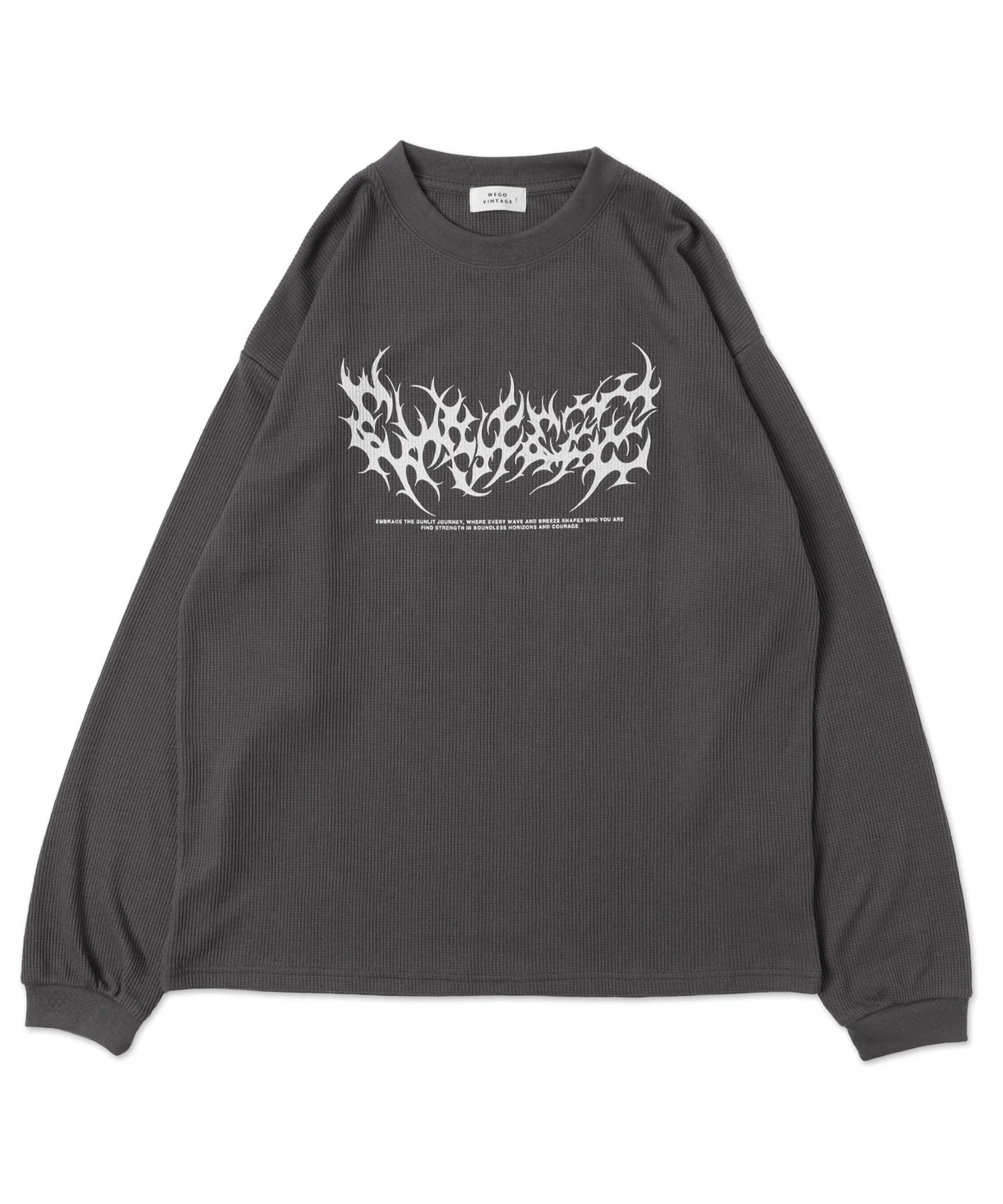 ワッフルグラフィックT(LS) - Image 46