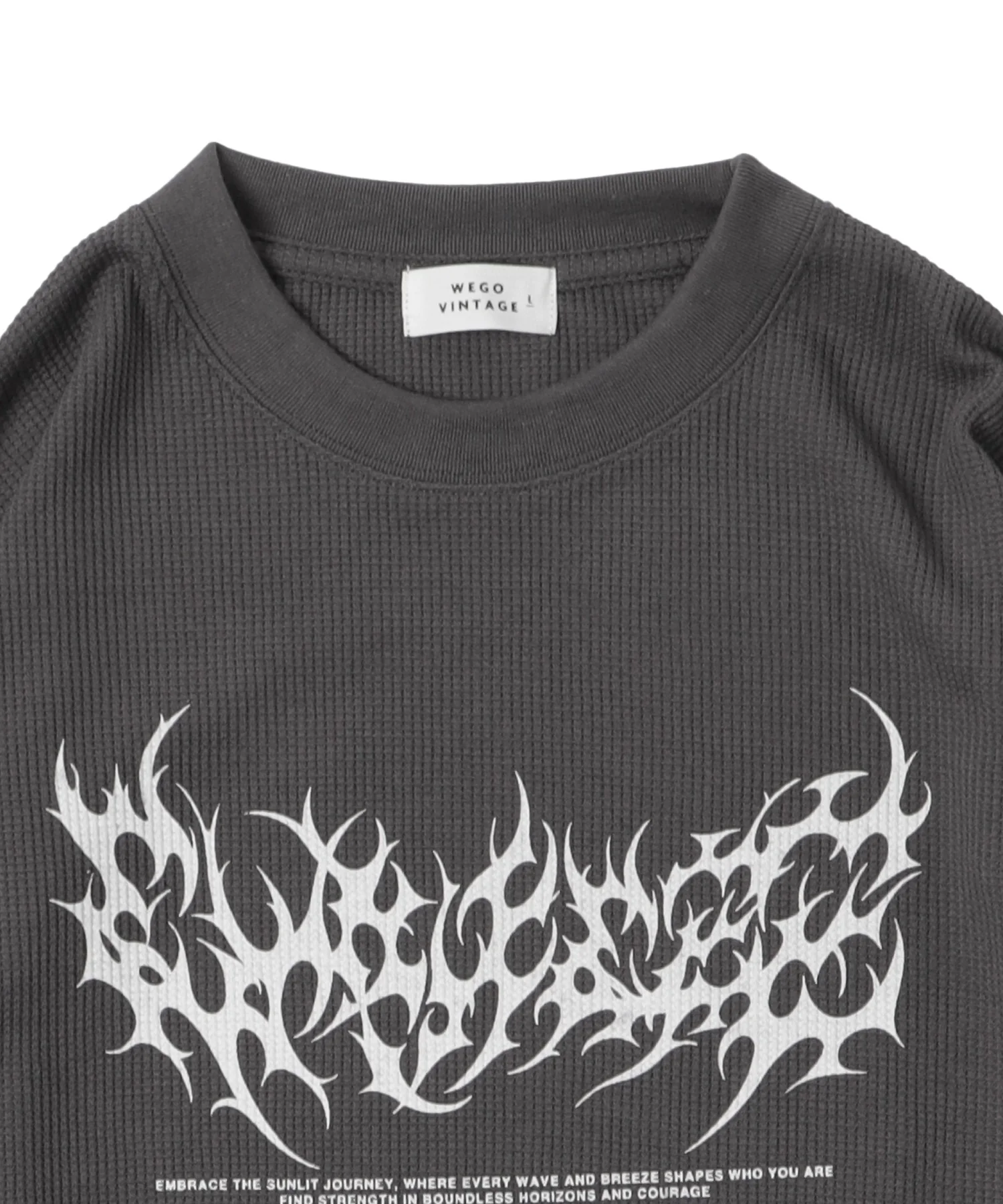 ワッフルグラフィックT(LS) - Image 48