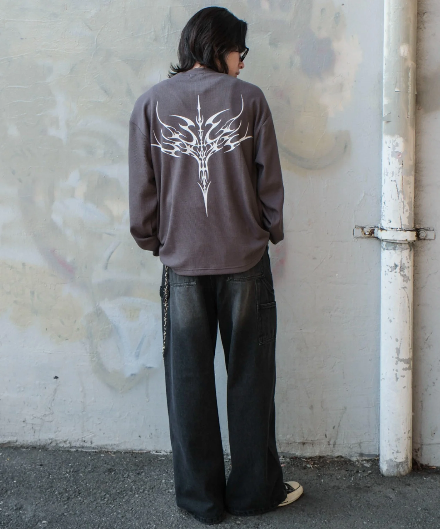 ワッフルグラフィックT(LS) - Image 7