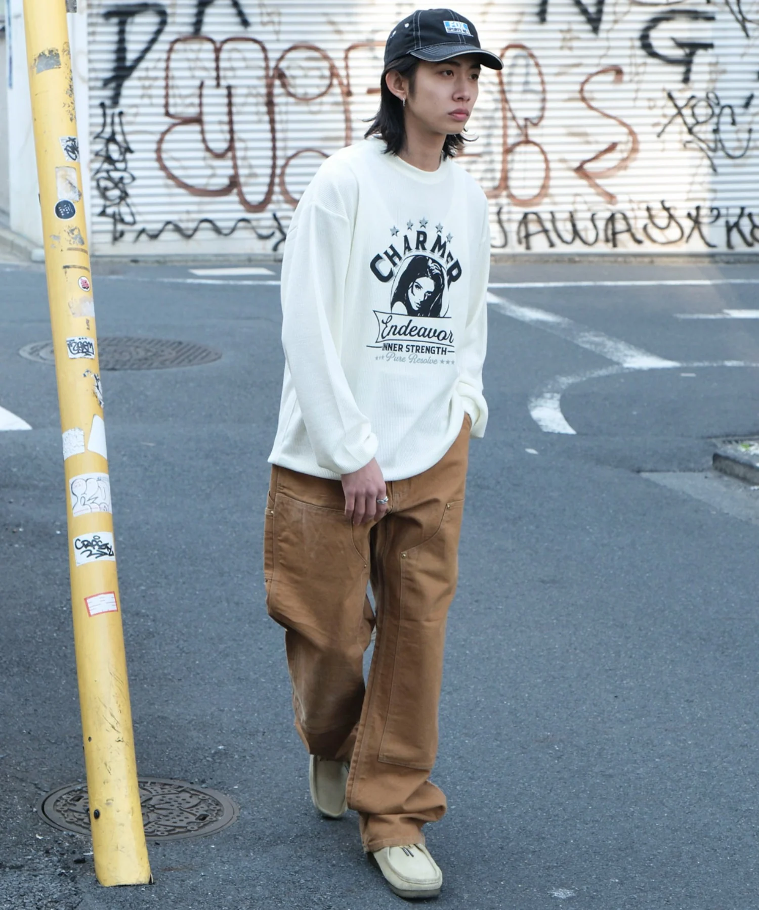ワッフルグラフィックT(LS) - Image 9